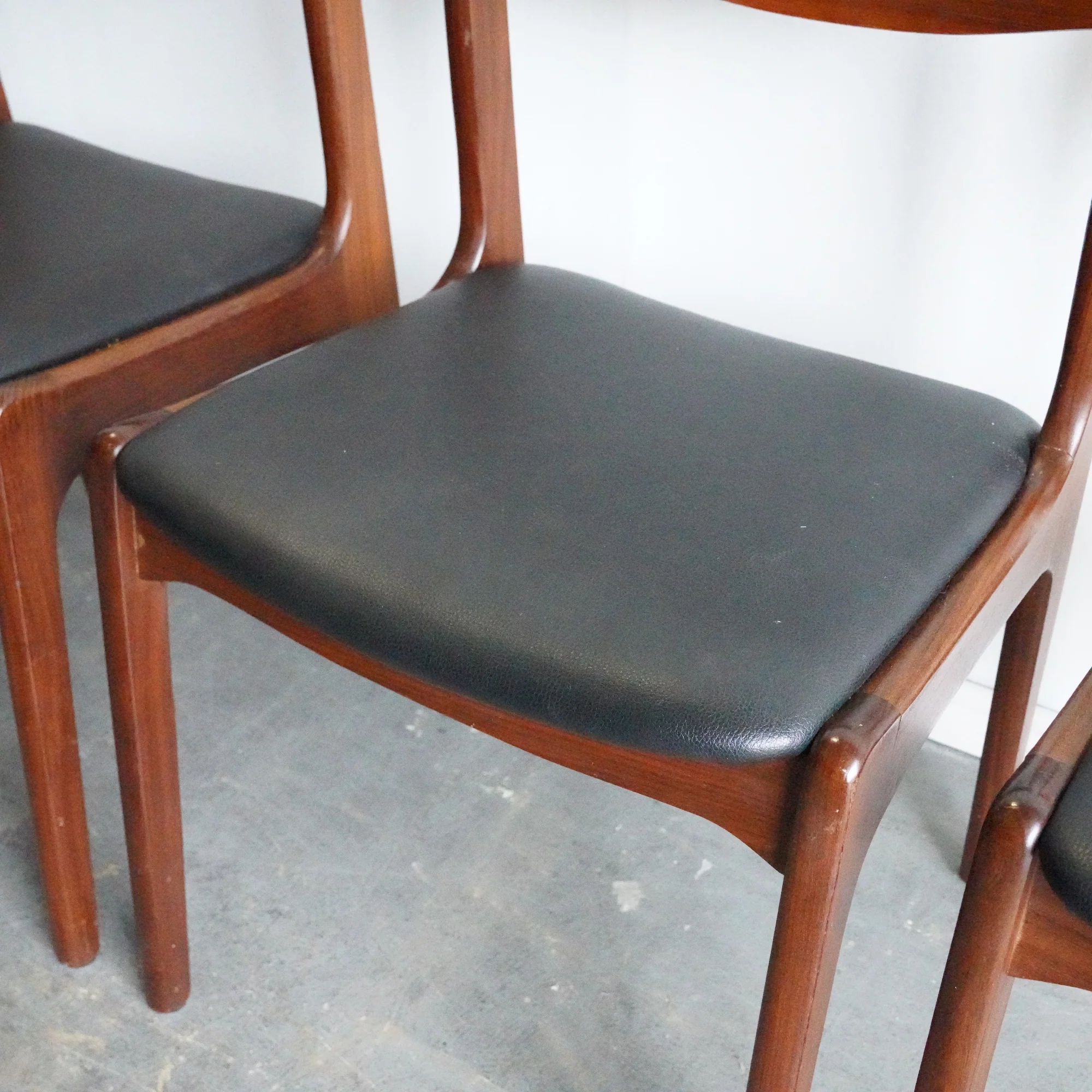 Mid-Century Danish Teak Dining Chairs from 1960s (Set of 4) - Image 6