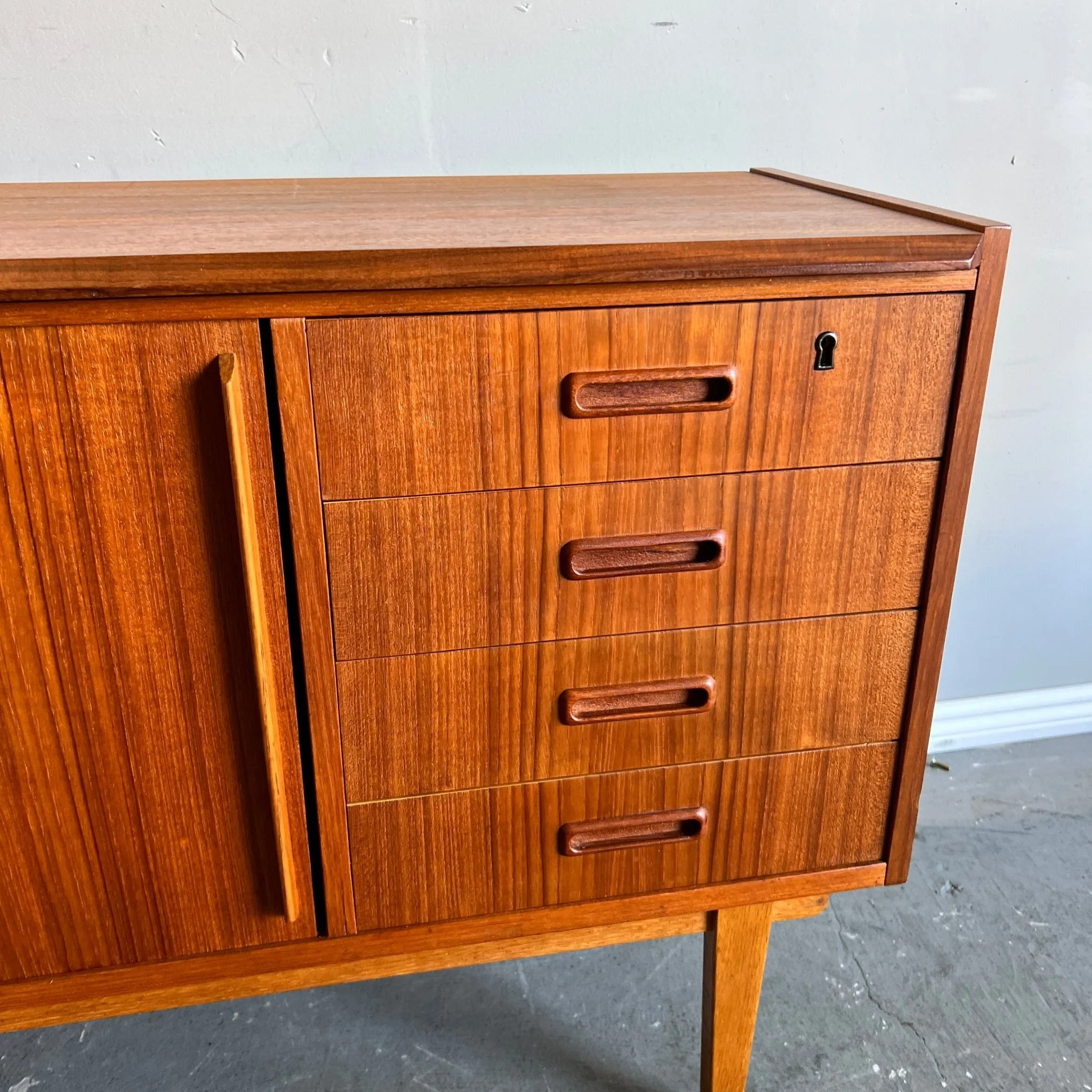 Mid Century Modern Danish Teak Sideboard 1960s - Image 7