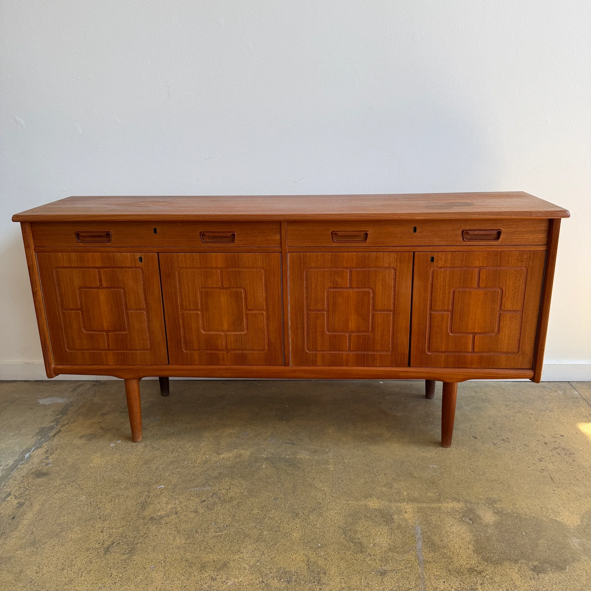 Mid-Century Teak Sideboard by Brødre Sörheim Møbelfabrikk, Norway – 1960s