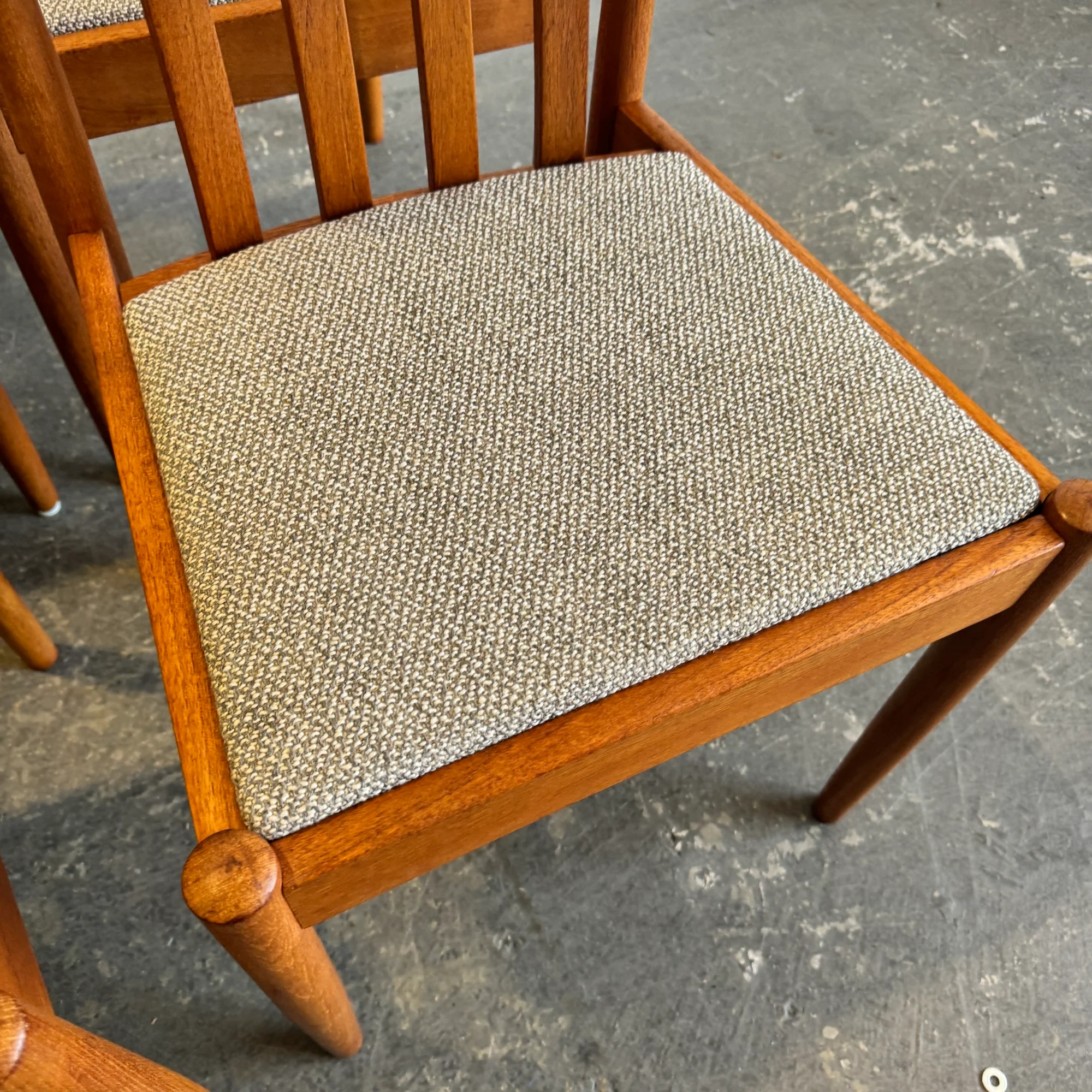 Midcentury Modern Danish Teak Dining Chairs from Coppenhagen - Image 7