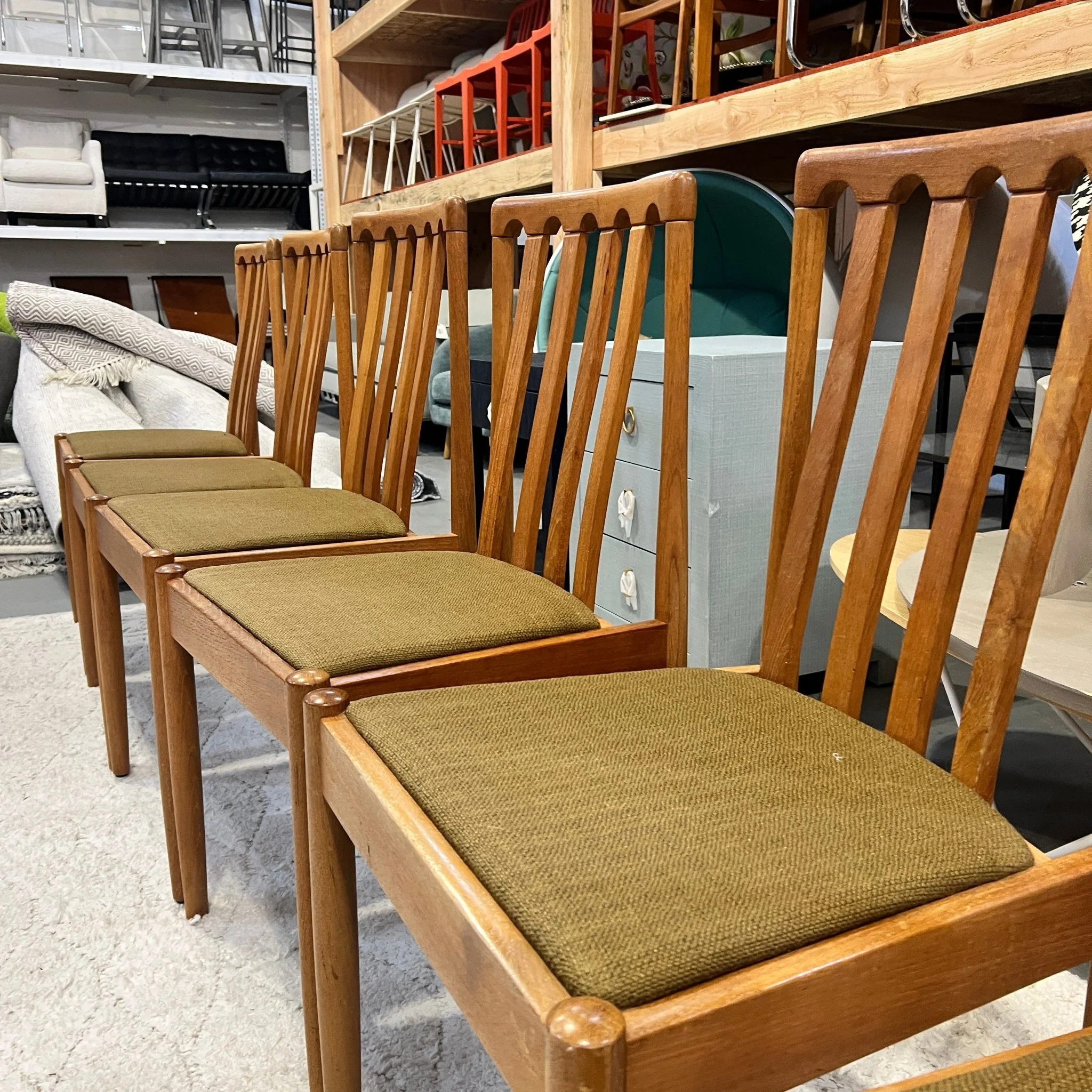 Midcentury Modern Danish Teak Dining Chairs from Coppenhagen - Image 4
