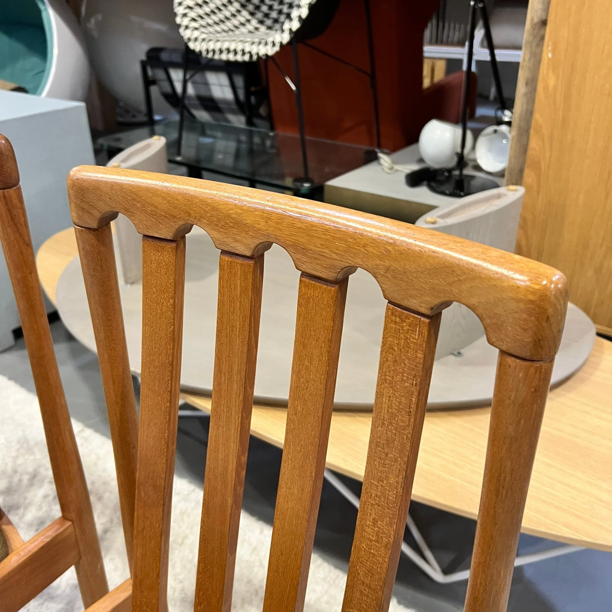 Midcentury Modern Danish Teak Dining Chairs from Coppenhagen - Image 5