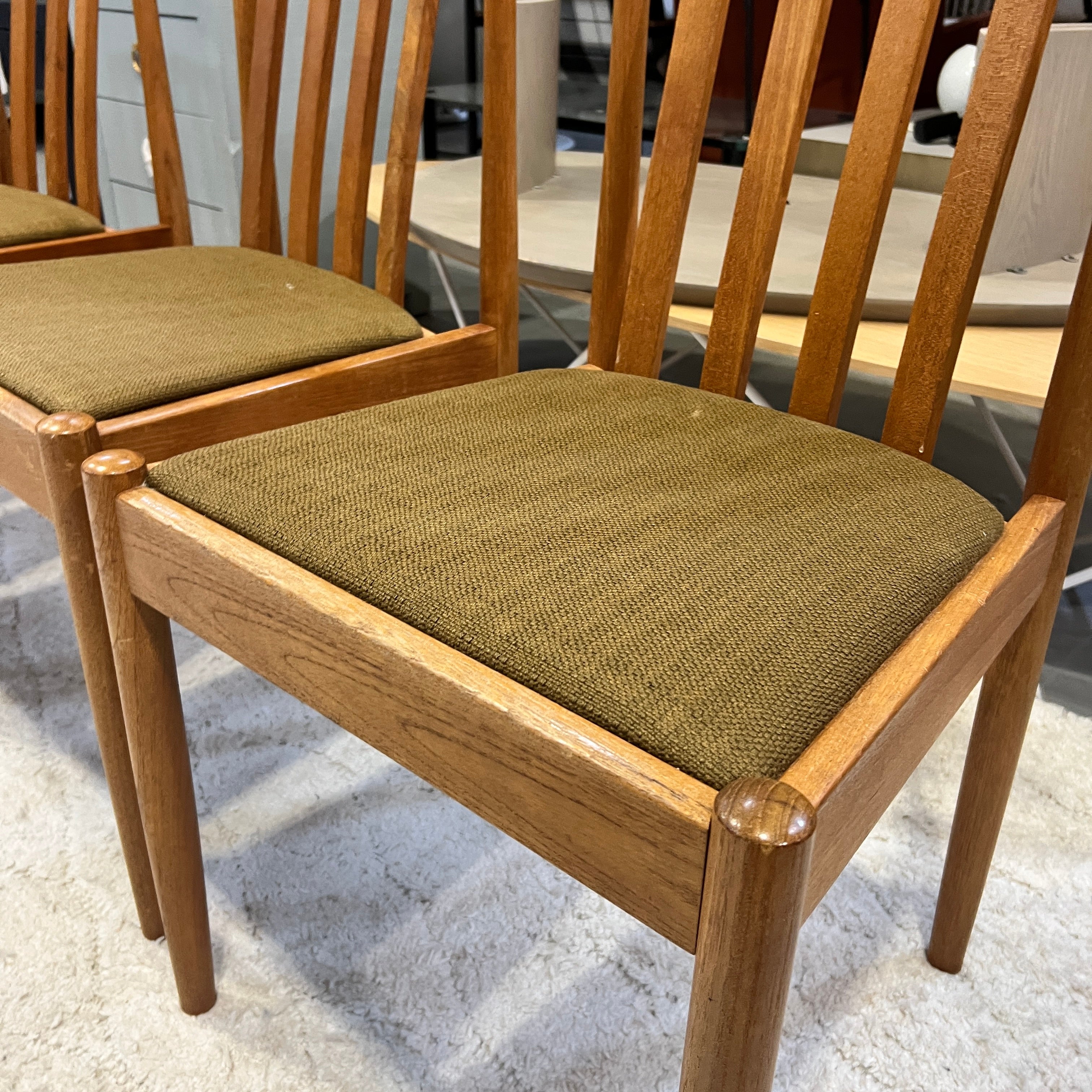 Midcentury Modern Danish Teak Dining Chairs from Coppenhagen - Image 6