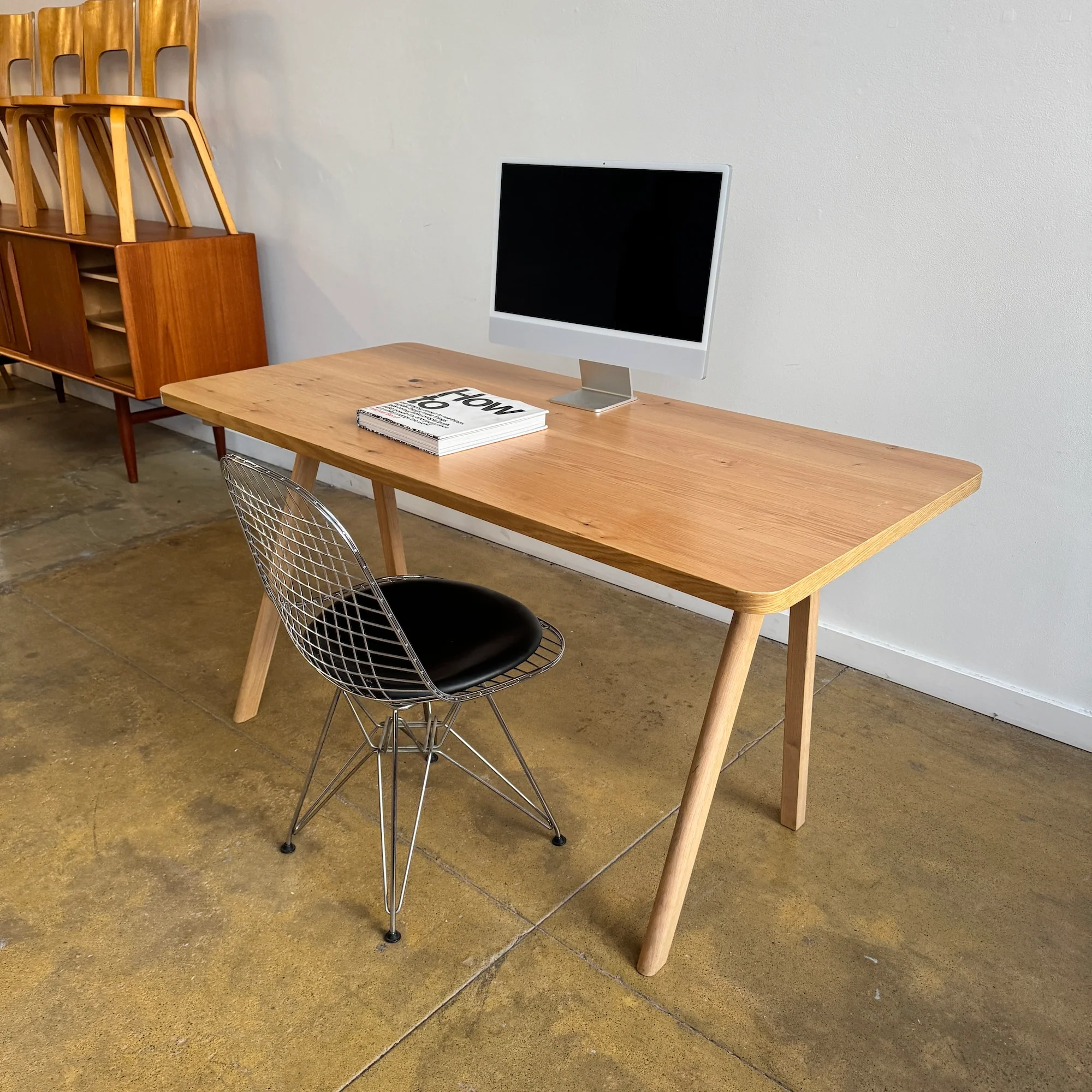 Minimalist Custom Oakwood Desk - Image 2