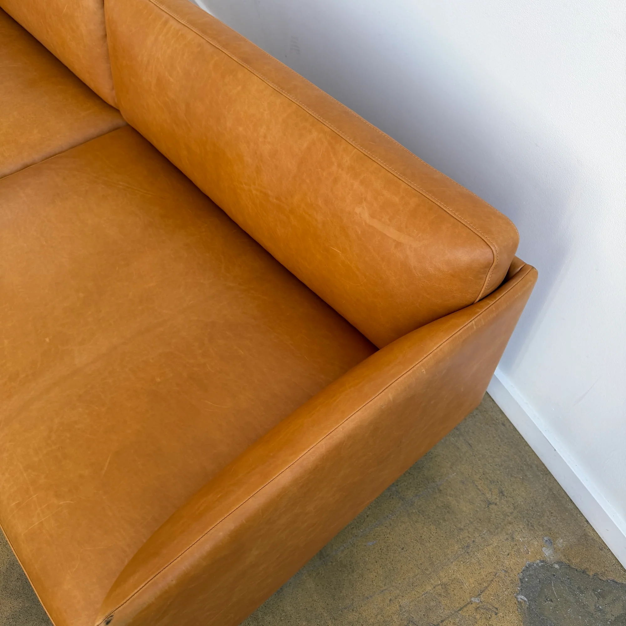 Muuto Outline Leather Three Seater Sofa by Anderssen & Voll - Image 8