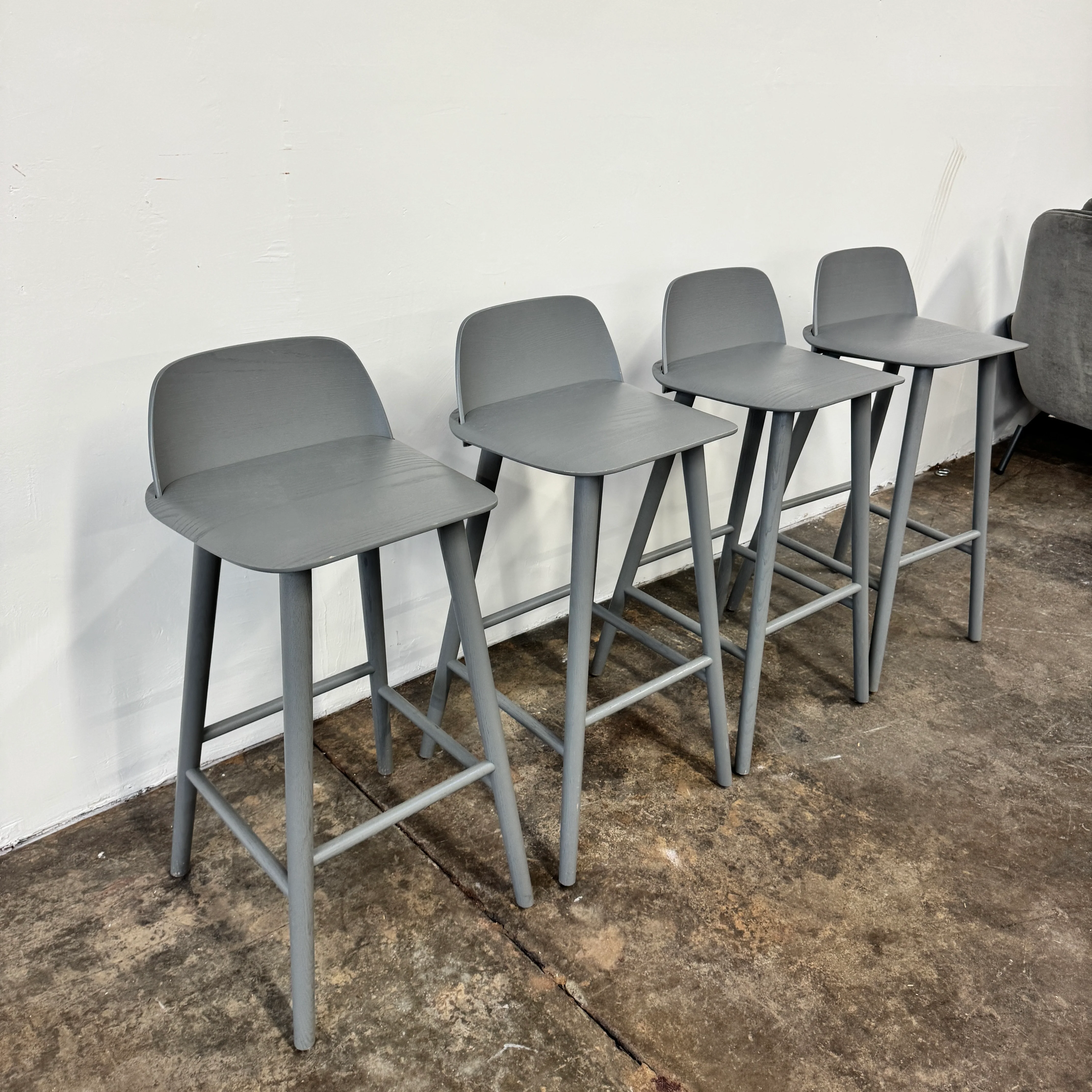 Muuto Set of 4 Nerd "Bar Stool" - Image 2