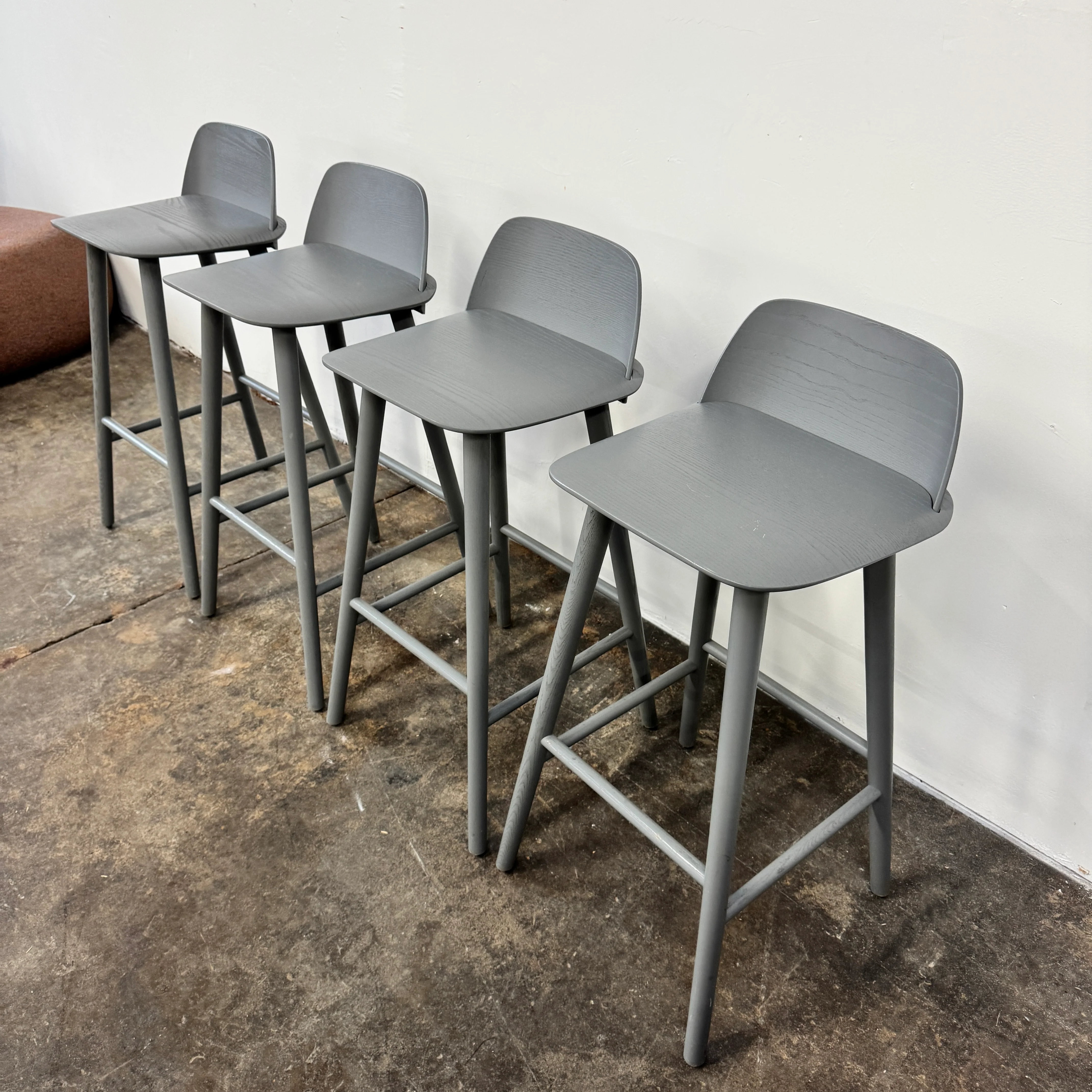 Muuto Set of 4 Nerd "Bar Stool" - Image 3