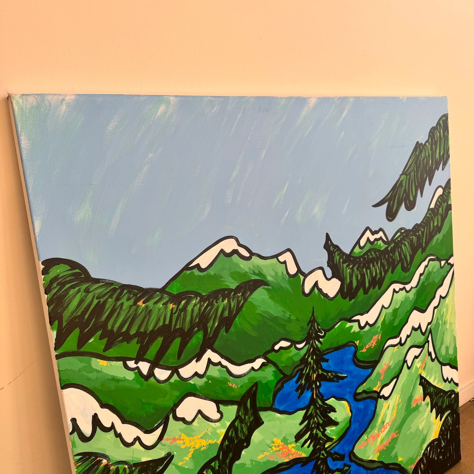 Nature Theme original Large Artwork 60X60 - Image 4