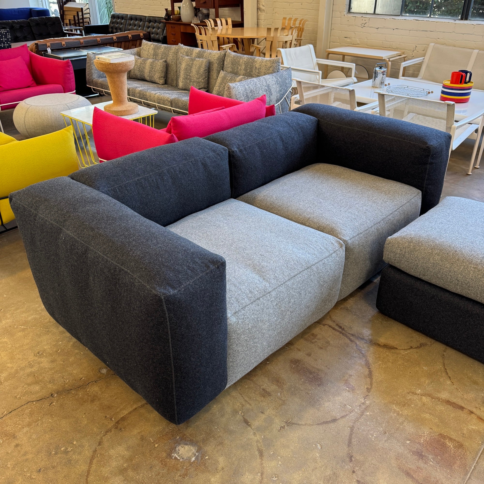 New! Hay Mags Soft LOW 2.5-SEAT SOFA with ottoman - Image 3