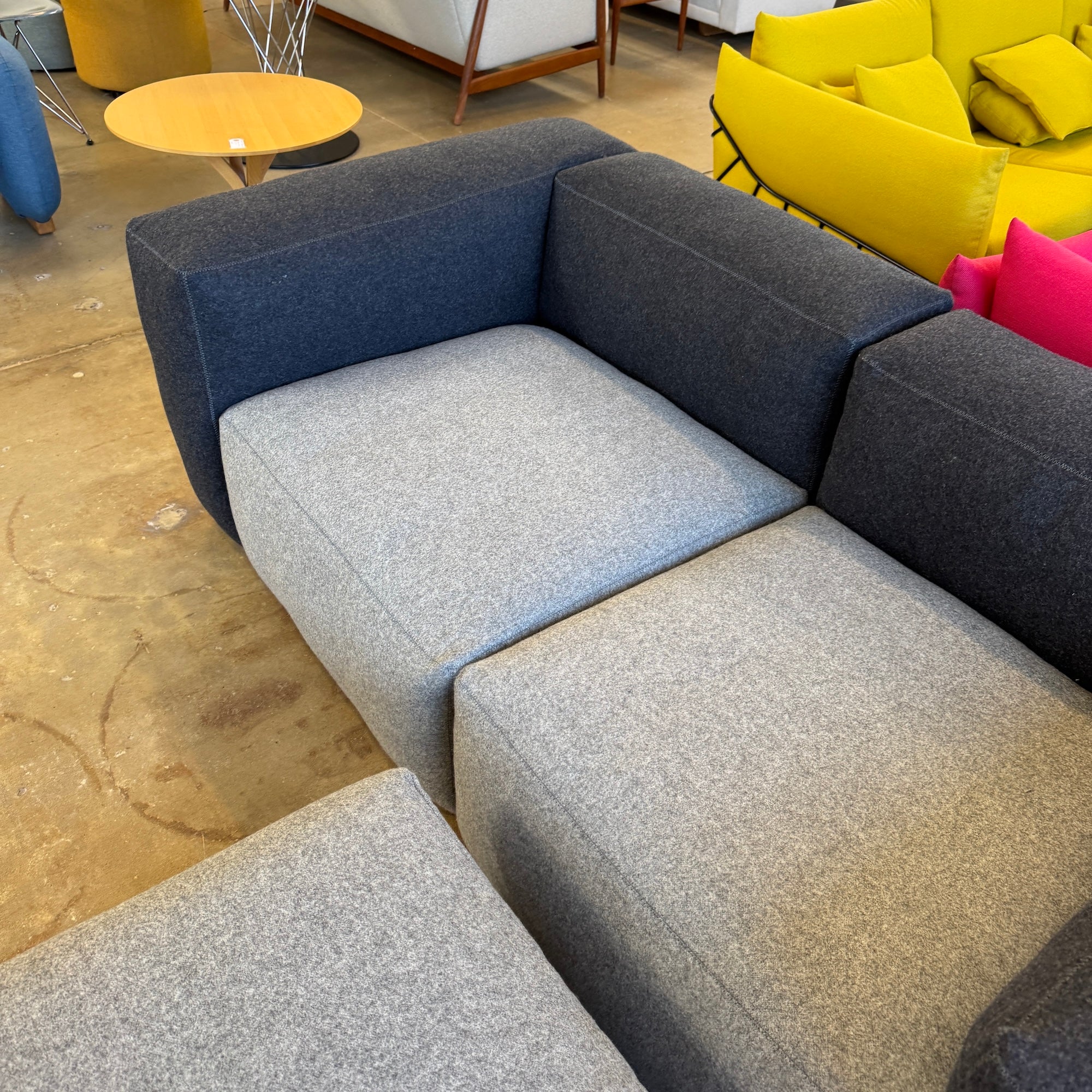 New! Hay Mags Soft LOW 2.5-SEAT SOFA with ottoman - Image 8