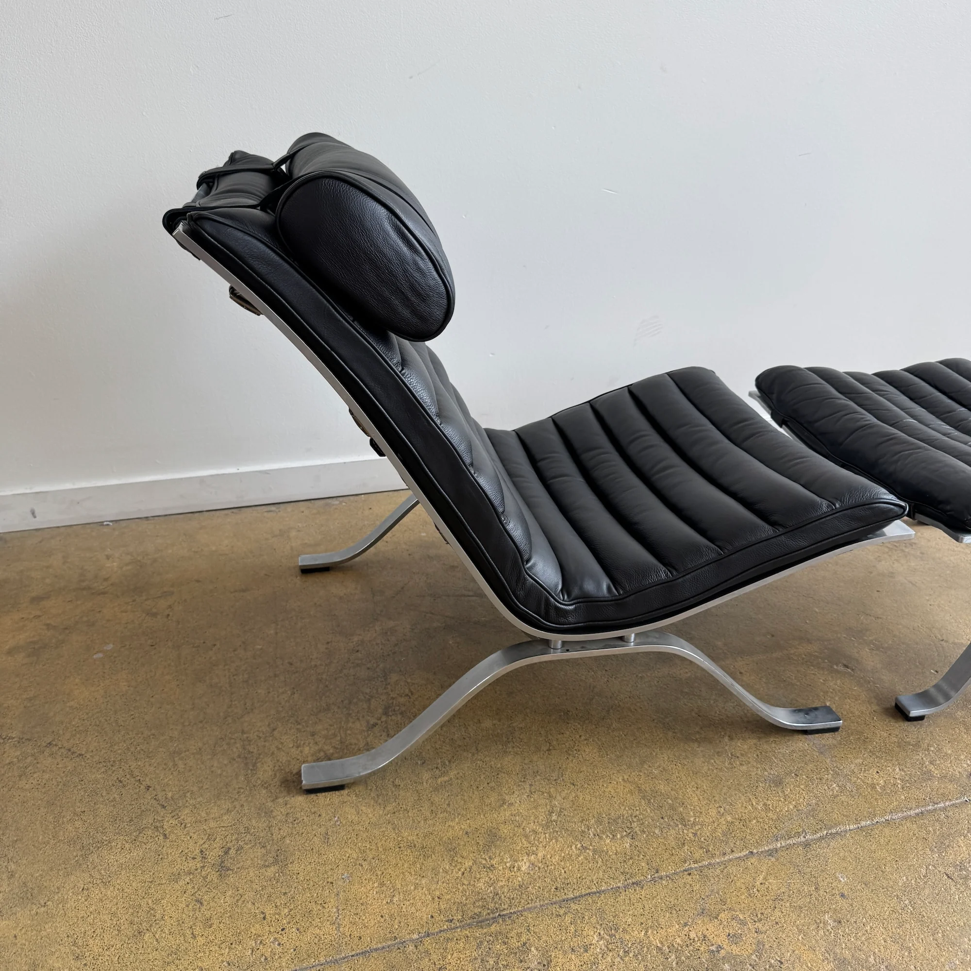 Rare! Ari Lounge Chair and Ottoman by Arne Norell Sweden - Image 7