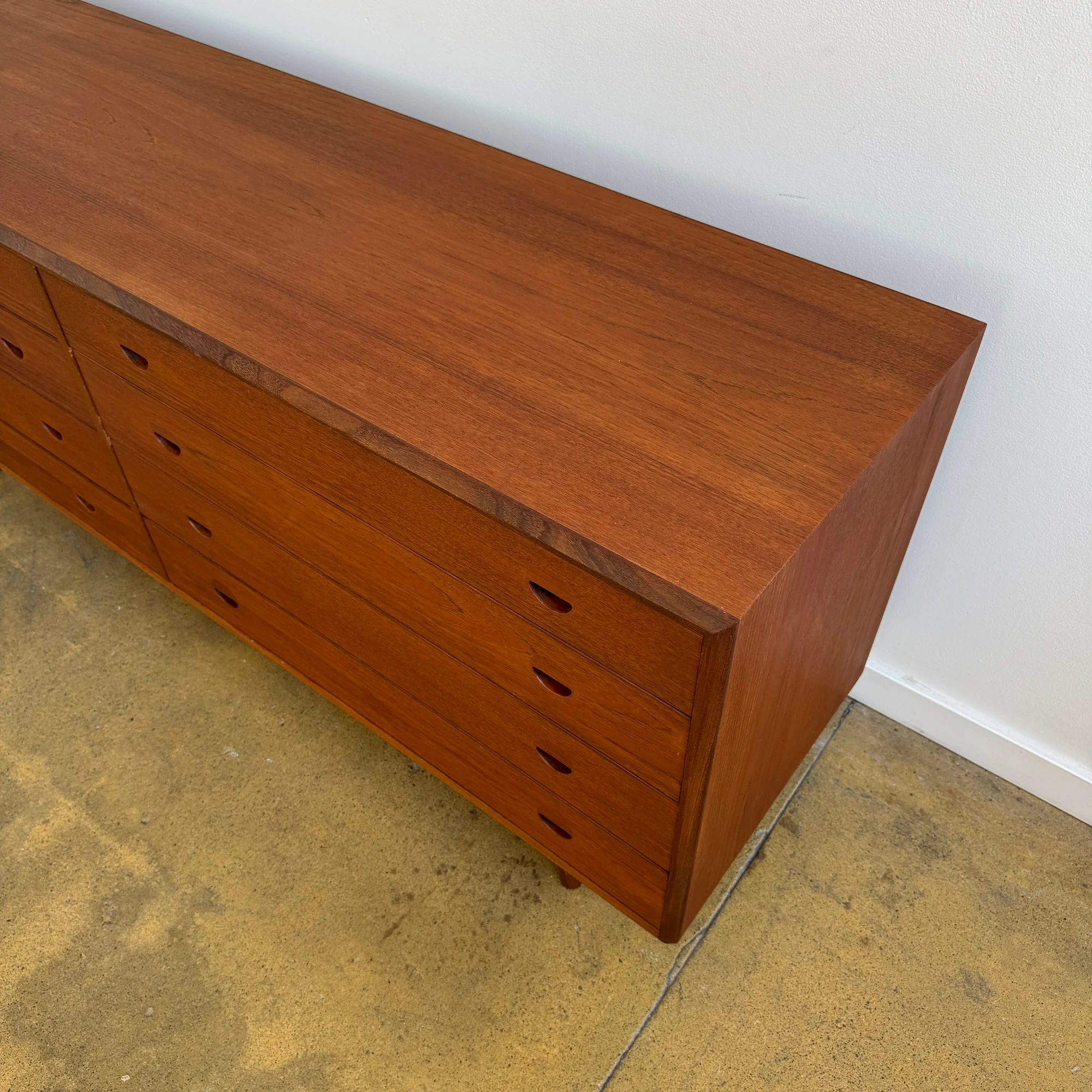 Rare! Danish Modern Grete Jalk Teak 8 Drawer Dresser for Sibast - Image 7