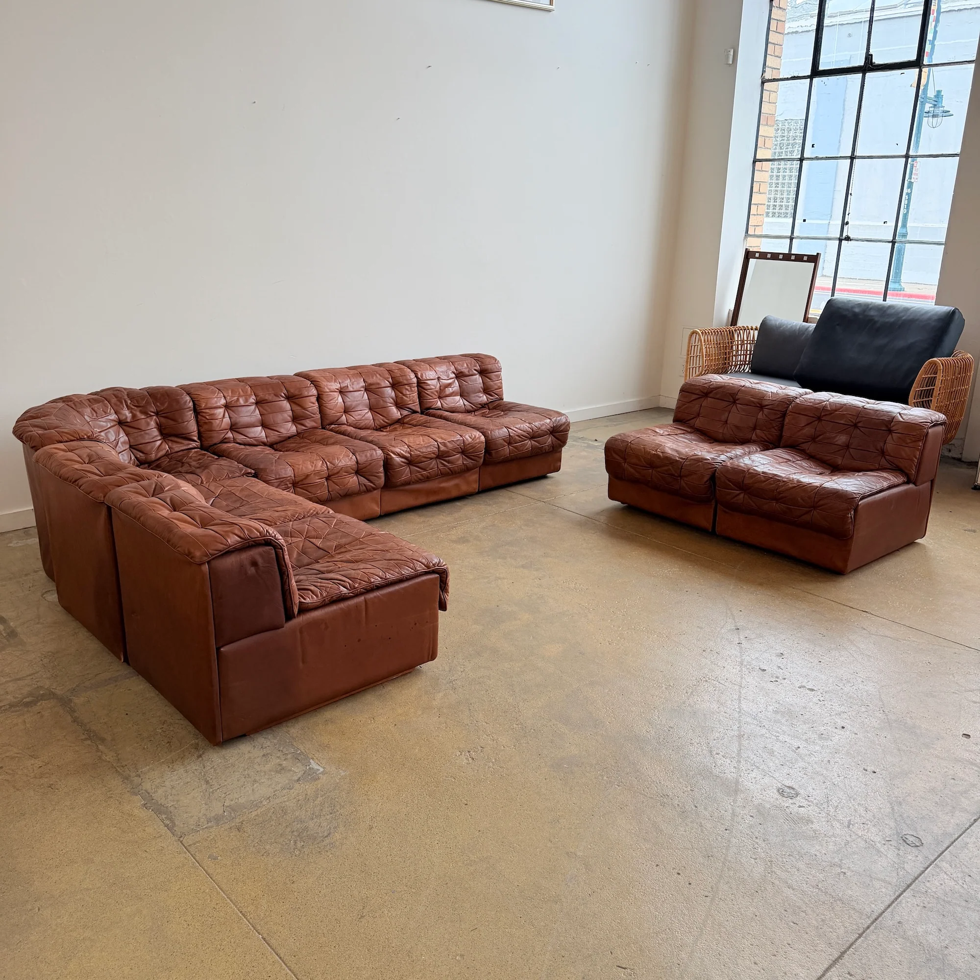Rare! De Sede DS-11 Patchwork 8 Piece Modular Sofa - Image 3