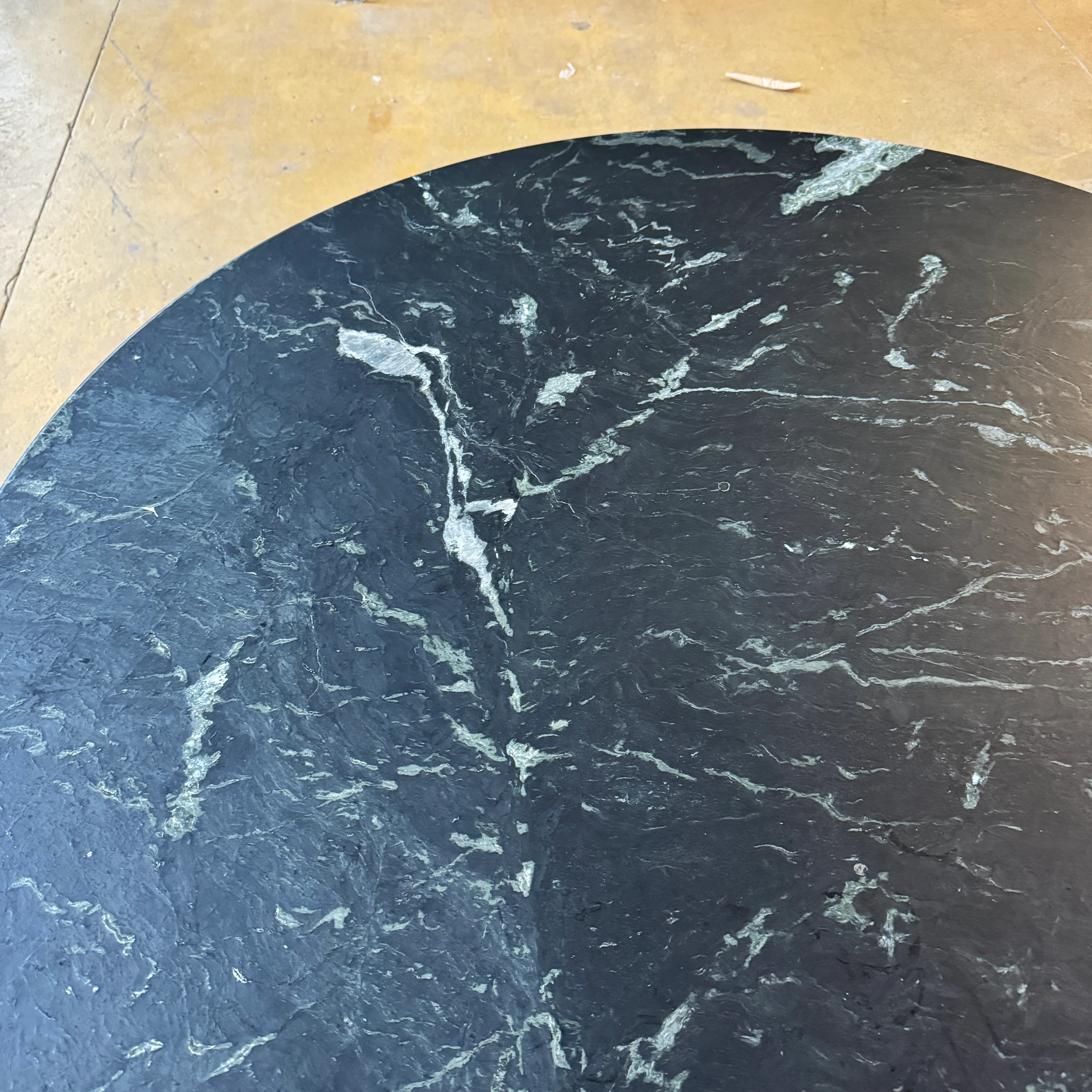 Rare! Herman Miller Eames Wisconsin Marble Round Dining Table - Image 6