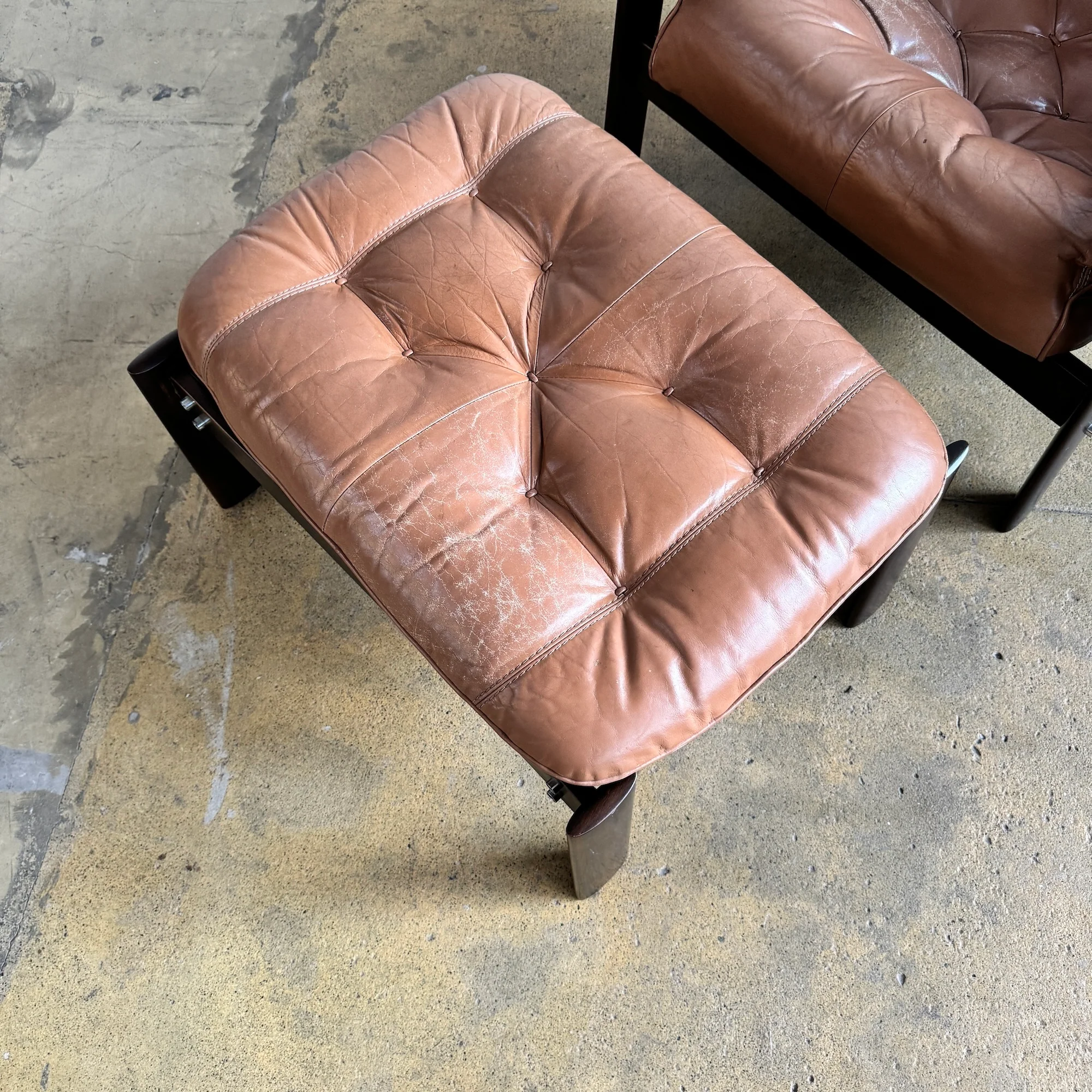 Rare! Percival Lafer MP41 Lounge chair with ottoman - Image 4