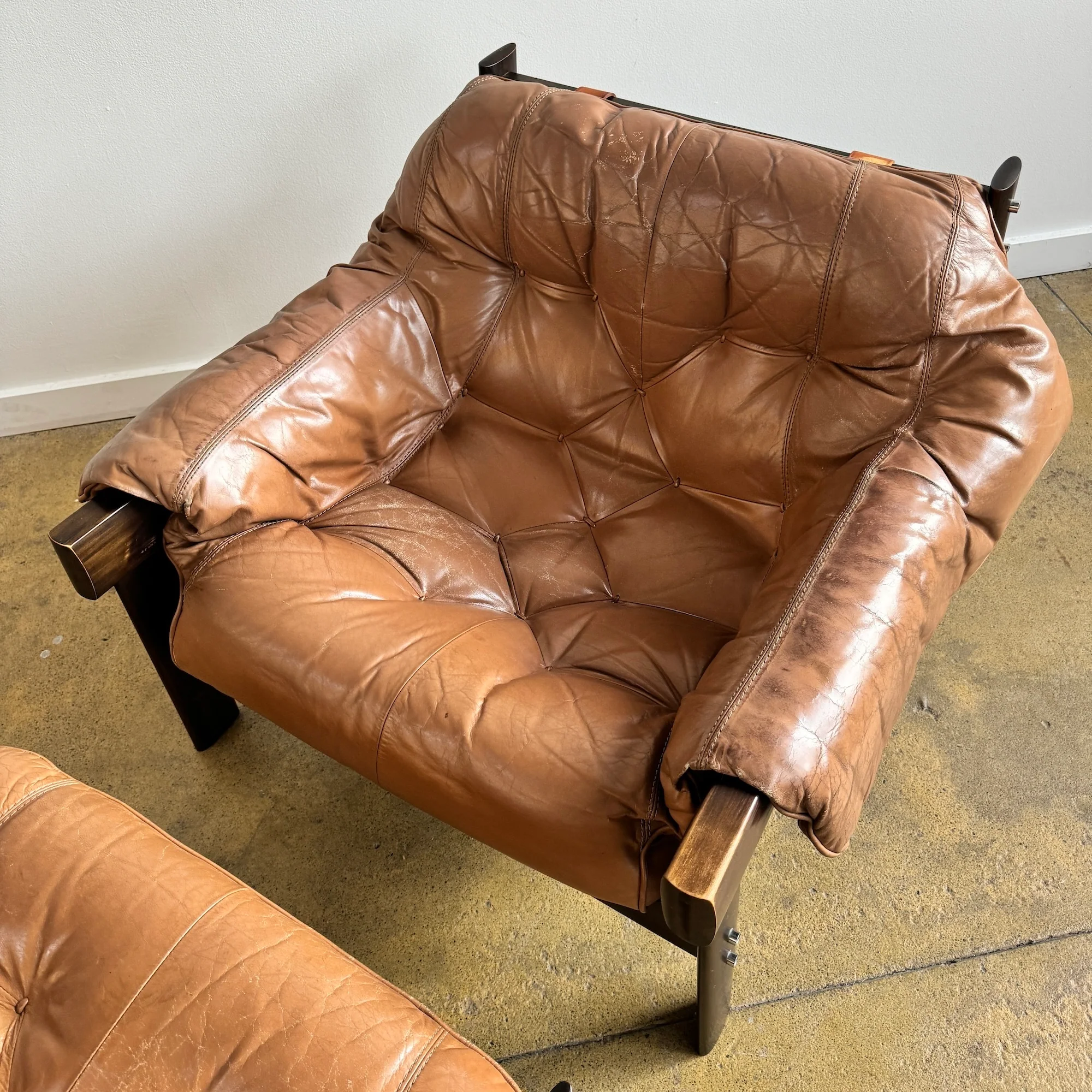 Rare! Percival Lafer MP41 Lounge chair with ottoman - Image 5
