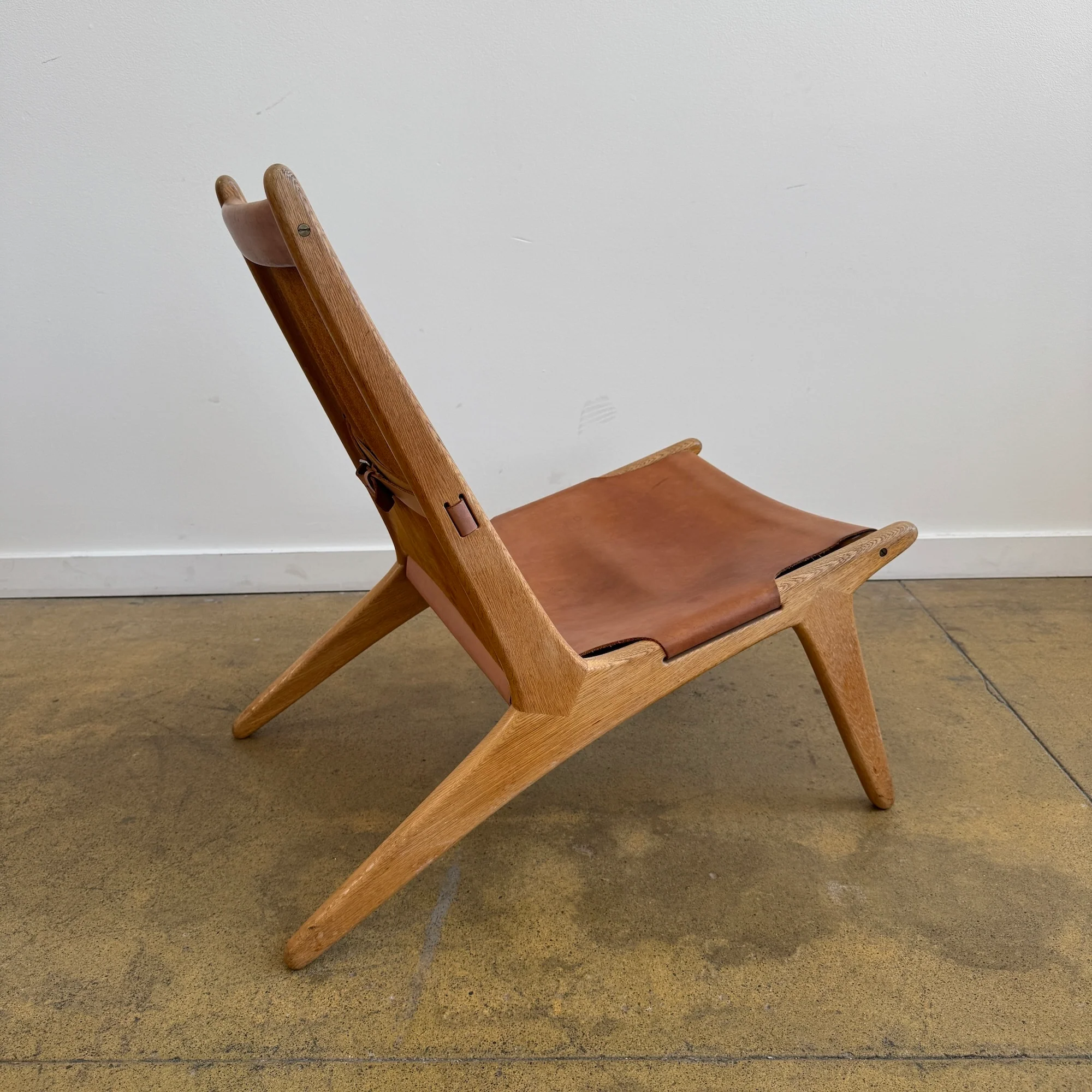 Rare! Uno & Östen Kristiansson Model 204 Hunting Chair for Luxus, Sweden, 1950s - Image 3