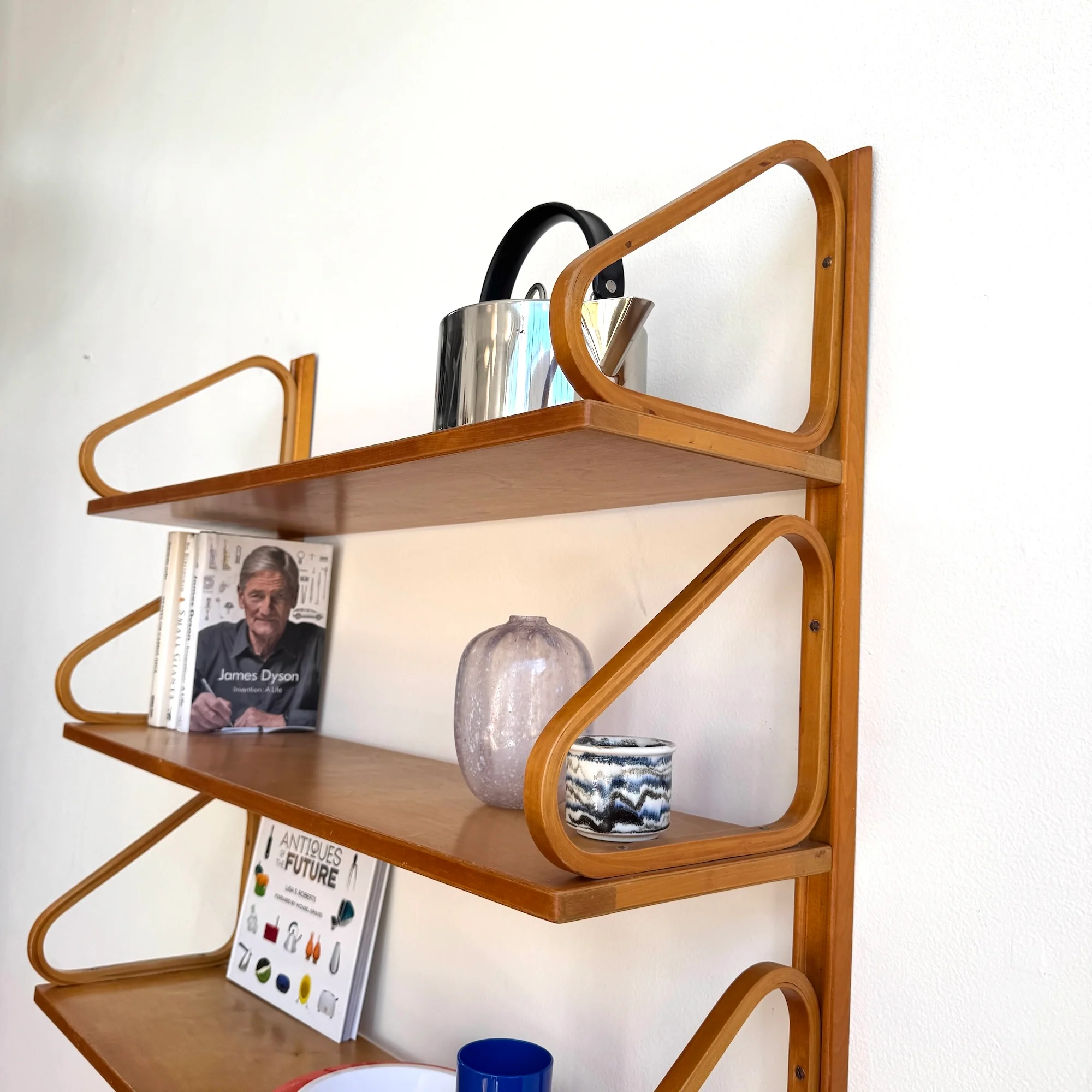 Rare! Vintage Artek Alvar Aalto "Model 112" 3 Wall shelf - Image 4