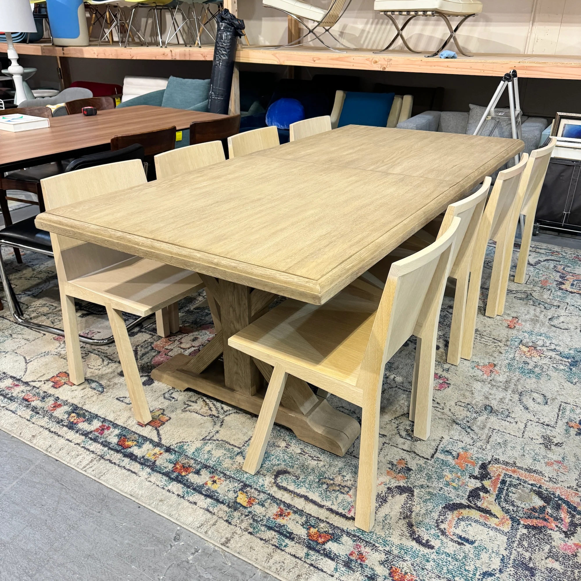 Serena and Lily Lake House Expandable Dining Table - Image 3