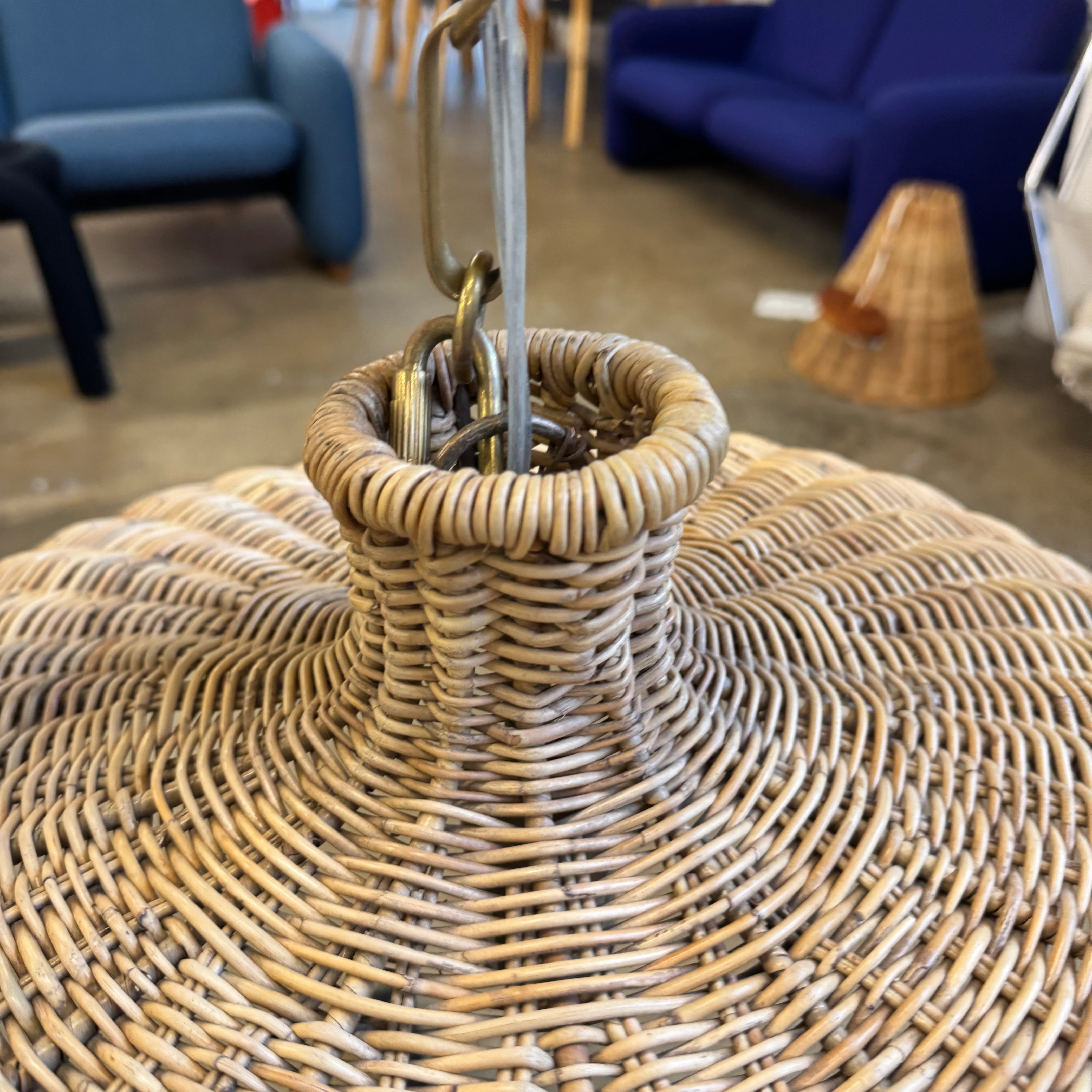 Serena and Lily Scallop Rattan Pendant - Image 7