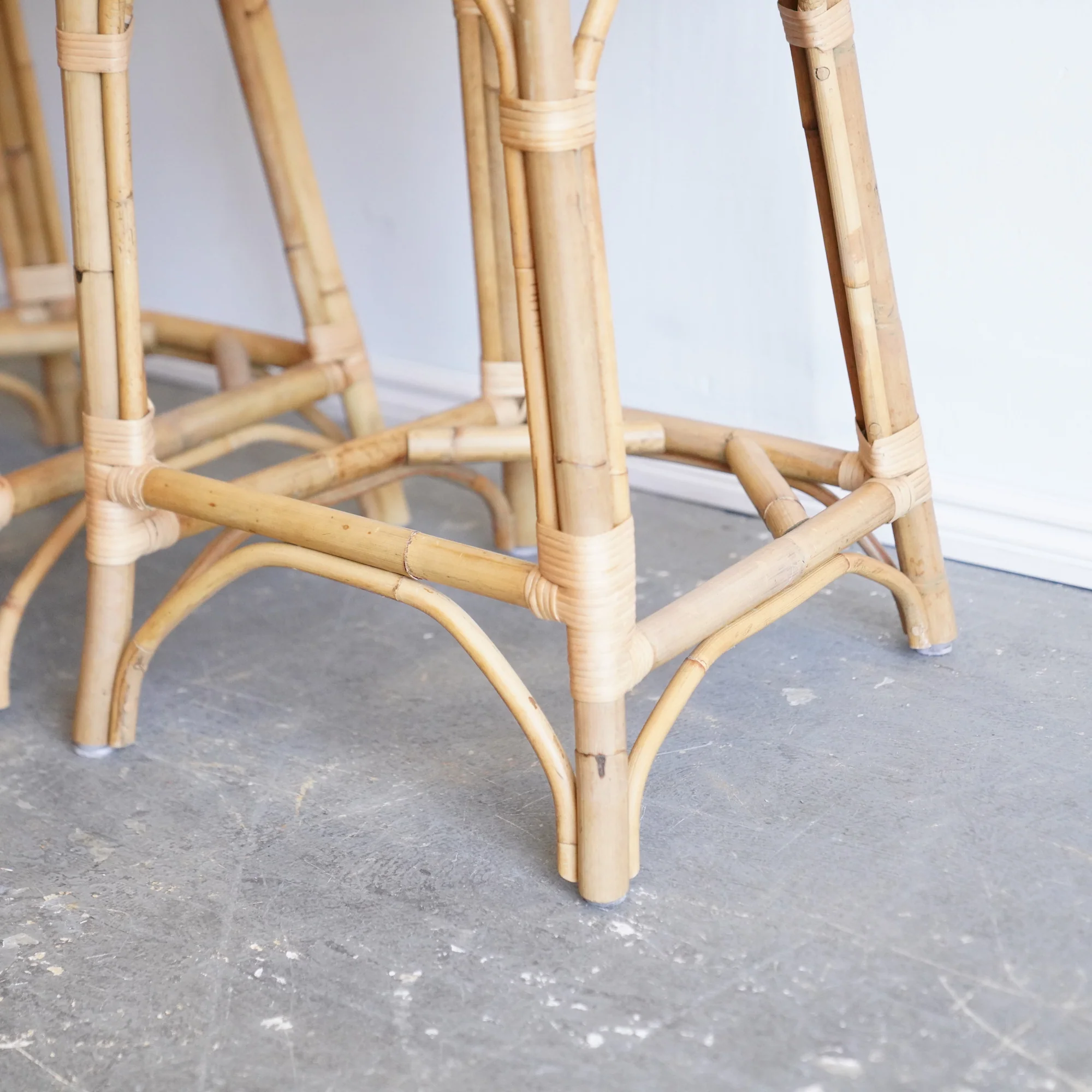 Serena and Lily Sunwashed Riviera Rattan Counter Stool - Image 4