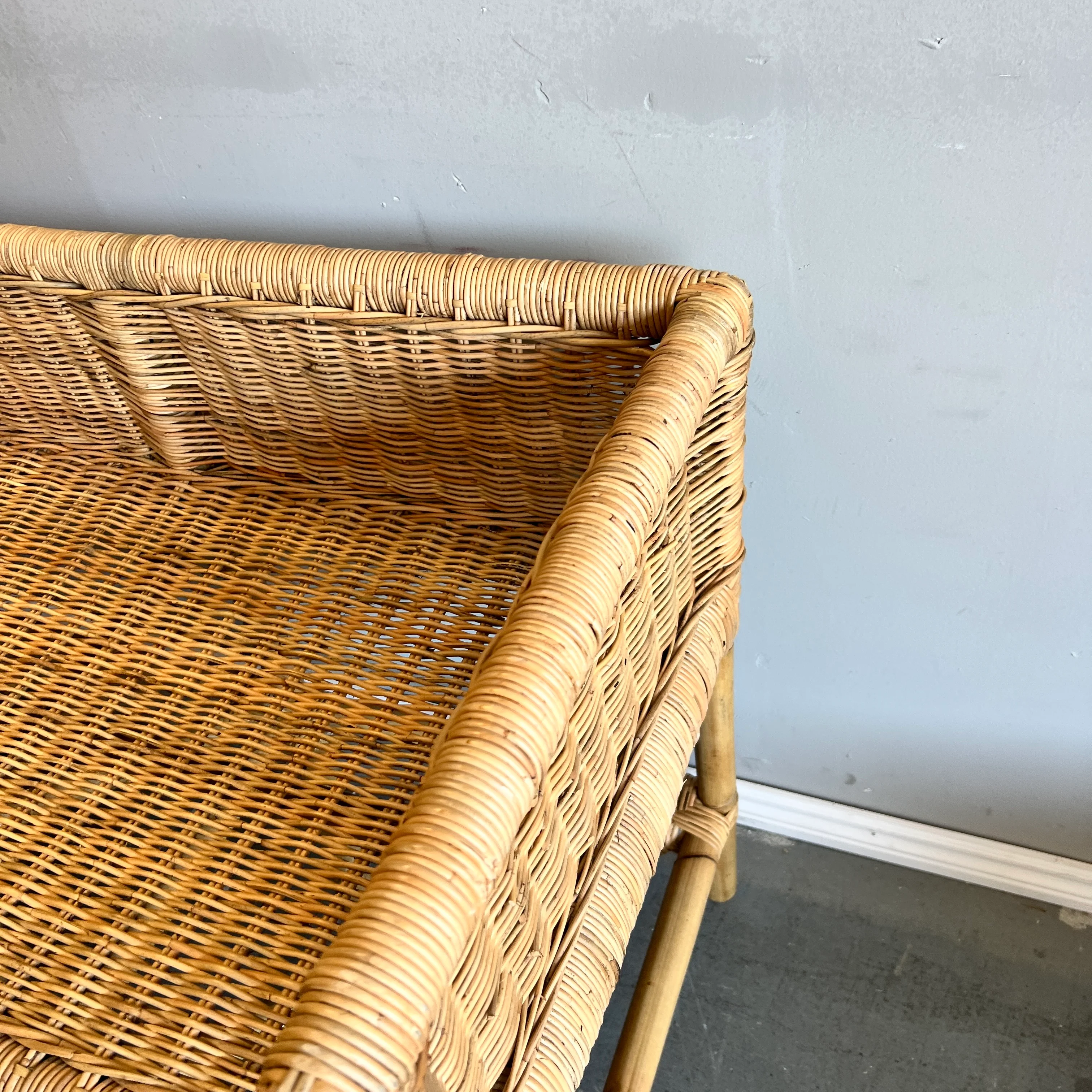 Serena & Lily Shore Bench Natural rattan - Image 3