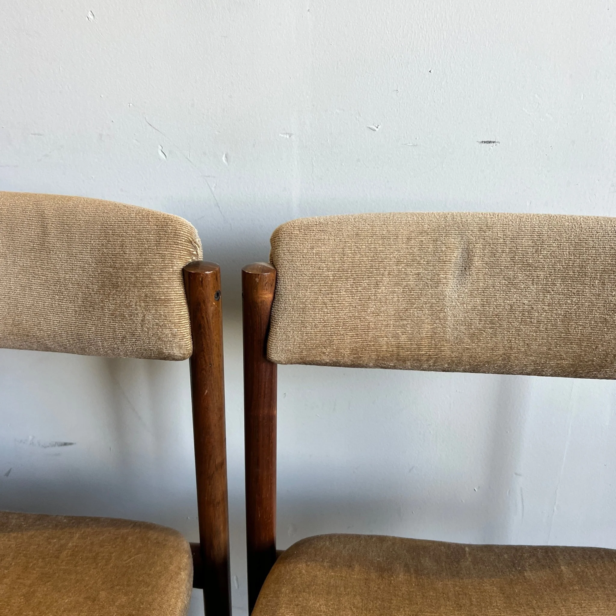 Set of 6 Danish Mid Century Modern rosewood dining chairs - Image 5