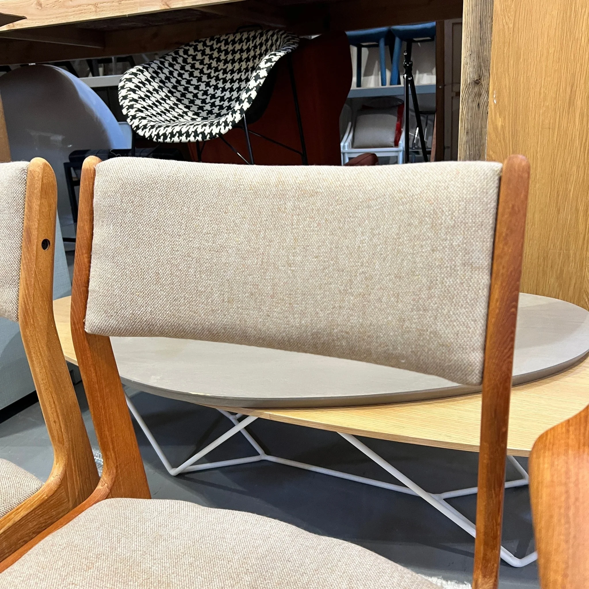 Set of 6 Vintage Teak Danish Modern Dining Chairs - Image 4