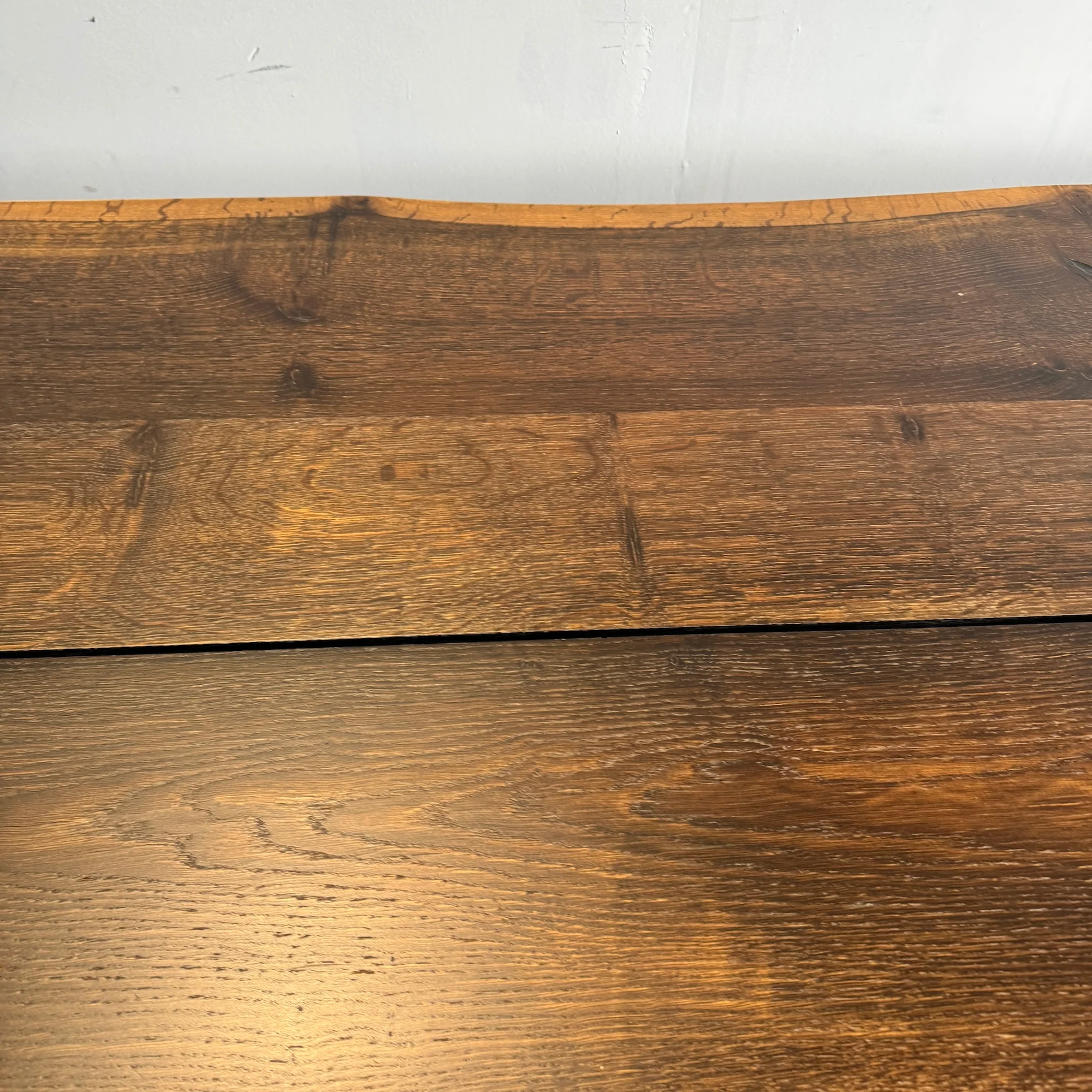 Square Roots 118" Long Live edge Vega Dining Table - Image 8