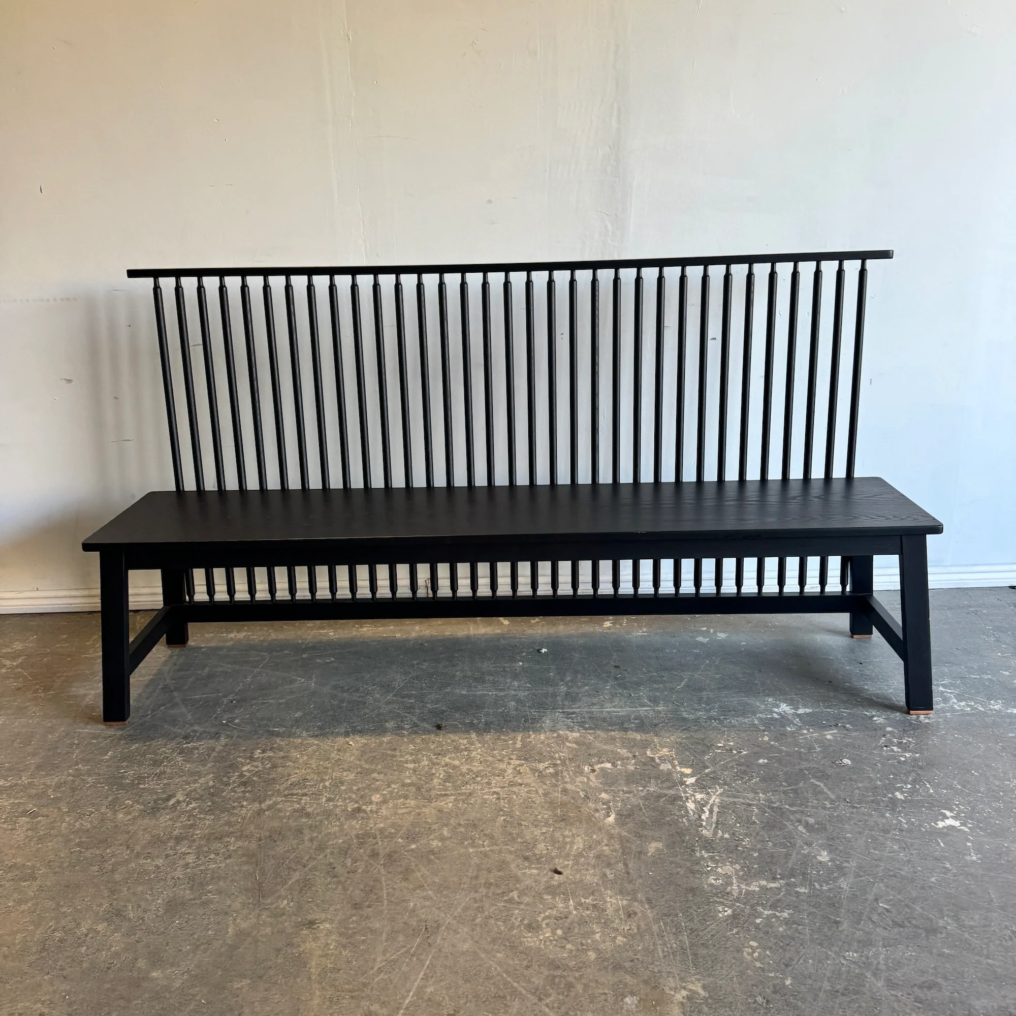 Studioilse Bench with back by Ilse Crawford for De La Espada