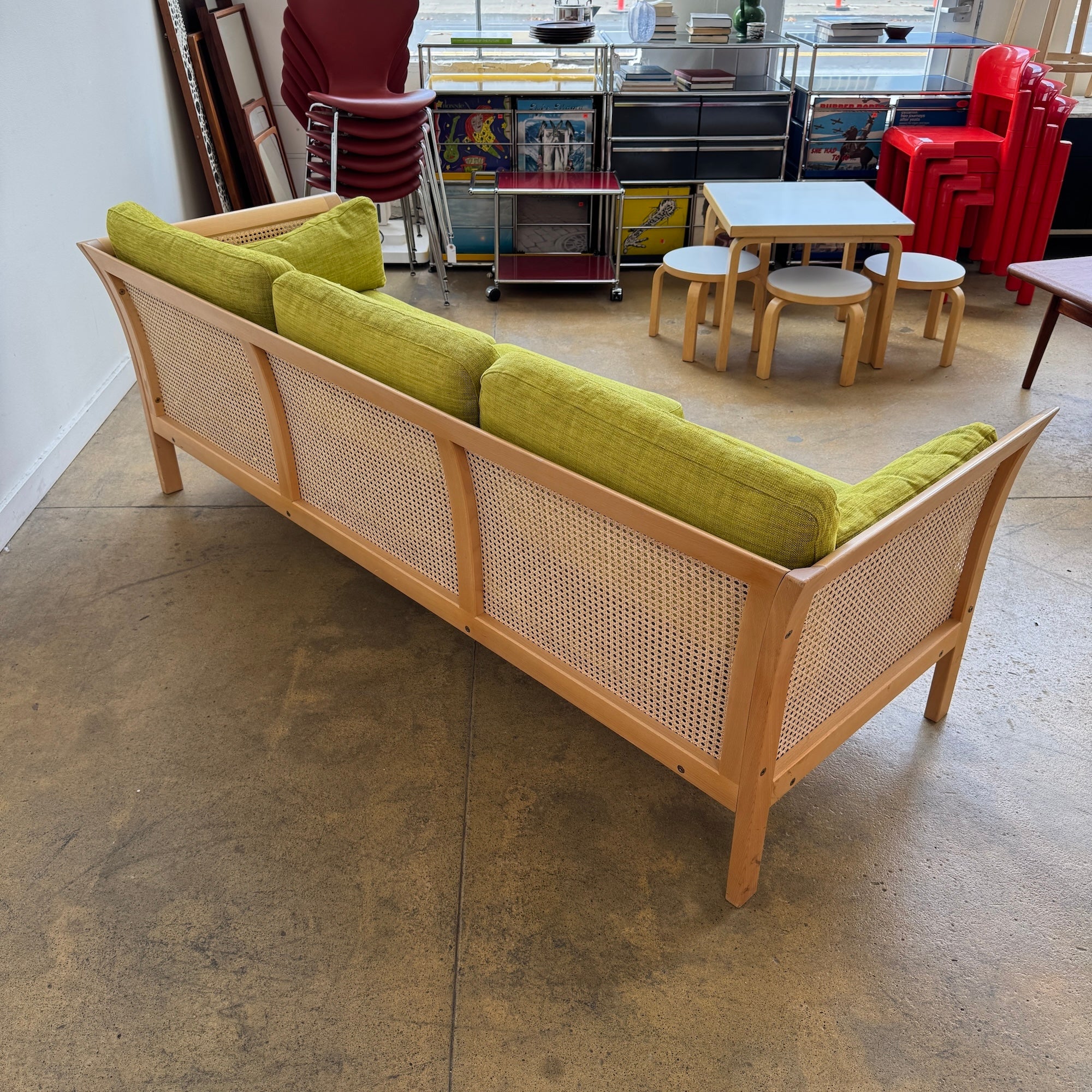 Swedish Arne Norell – “Rattan” Three-Seater Sofa - Image 4