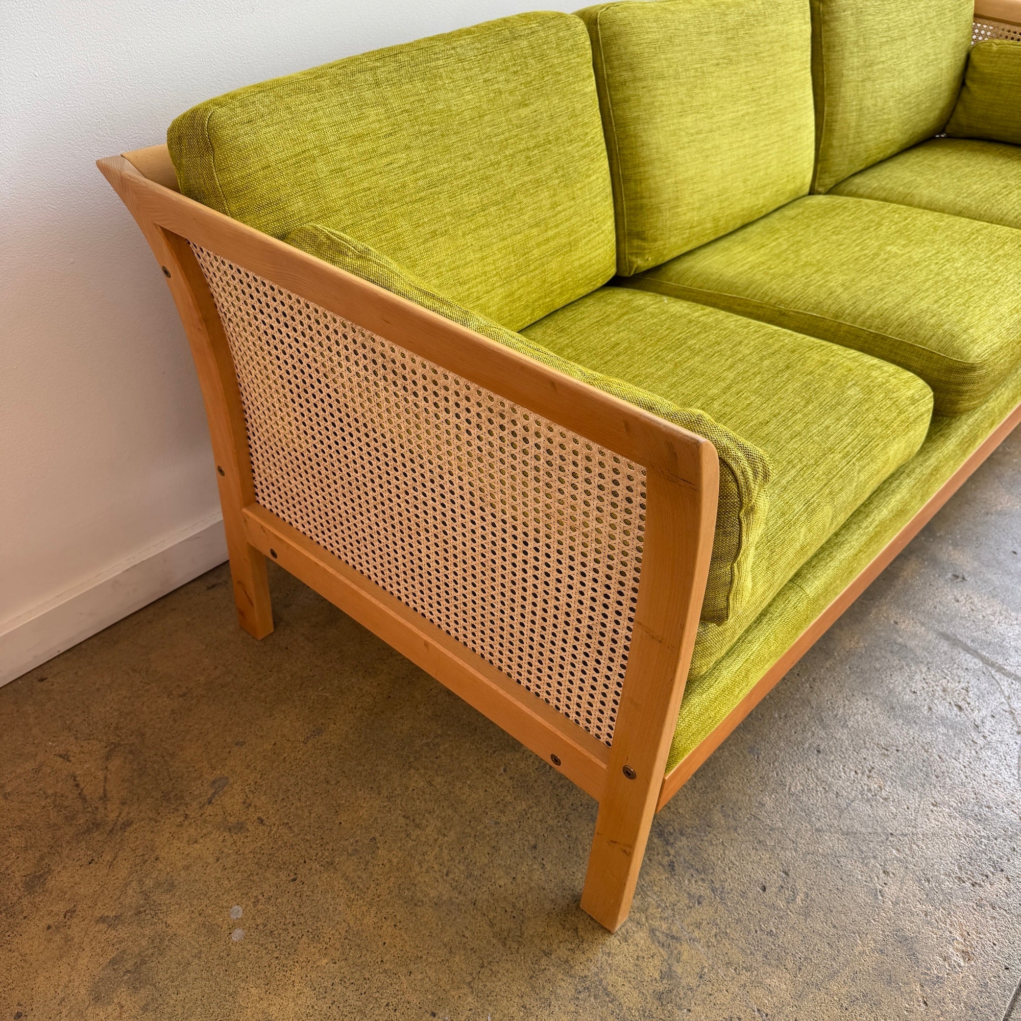 Swedish Arne Norell – “Rattan” Three-Seater Sofa - Image 9