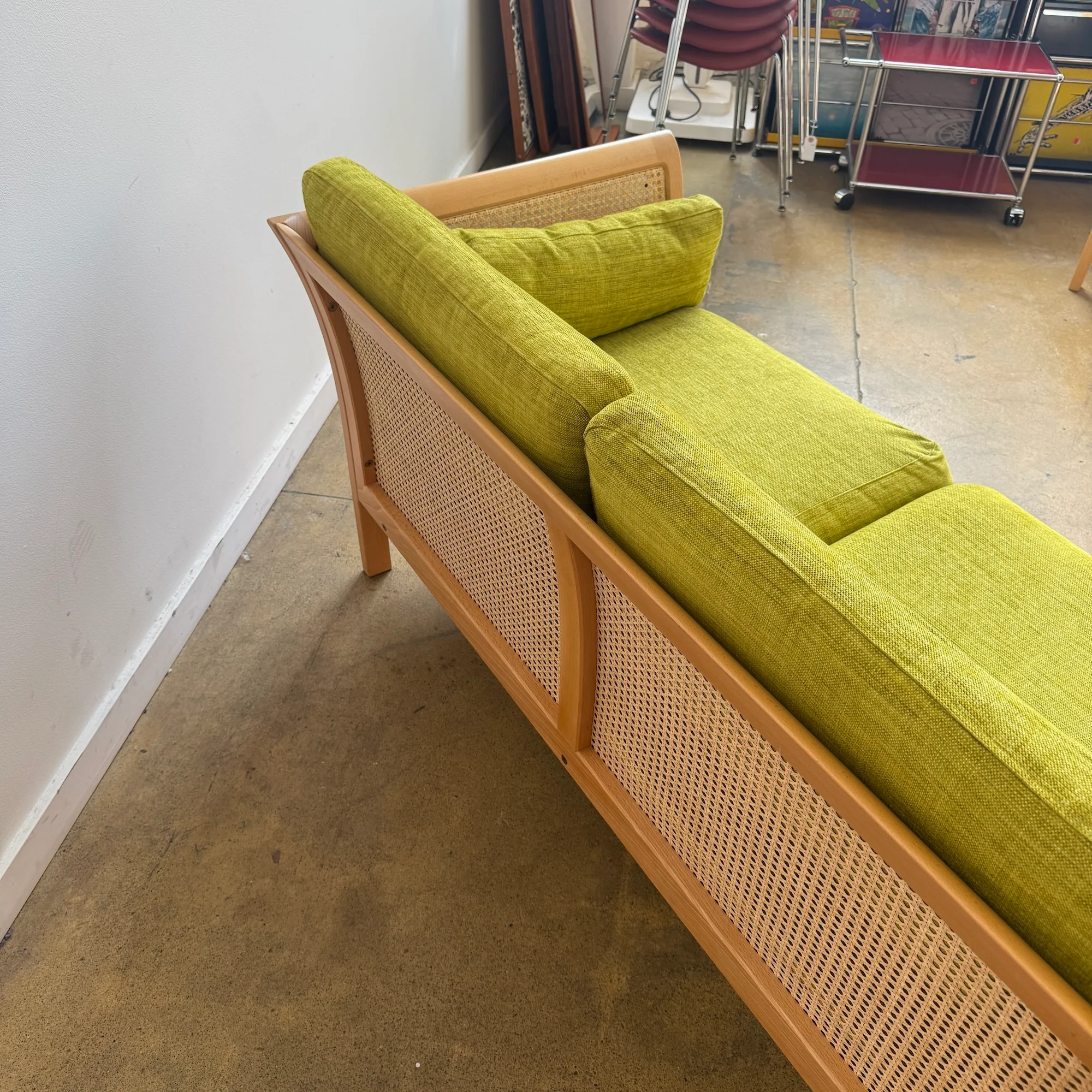 Swedish Arne Norell – “Rattan” Two-Seater Sofa - Image 7