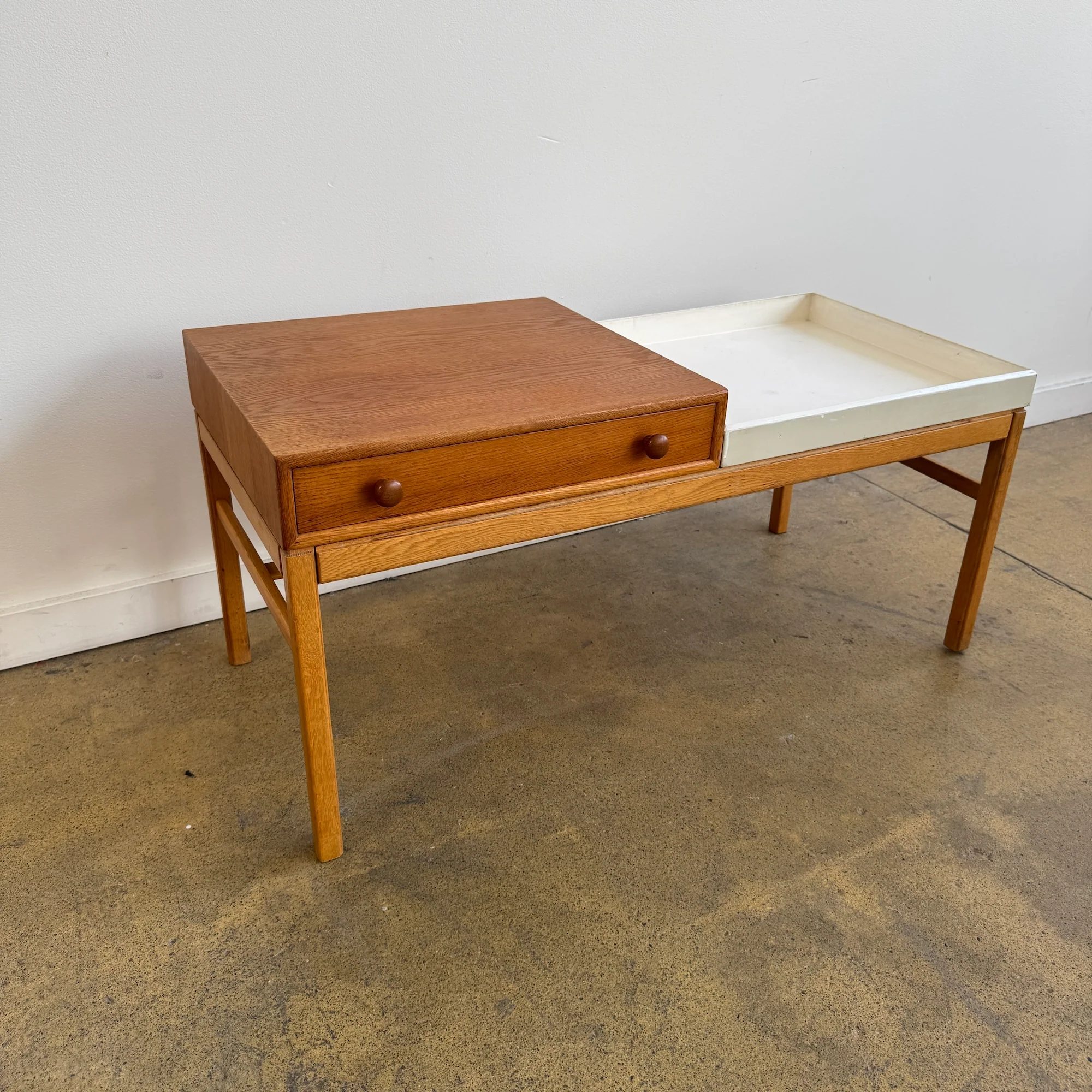 Swedish Engström & Myrstrand "Casino" Teak Entryway Table for Tingström's Bra Bohag - Image 3