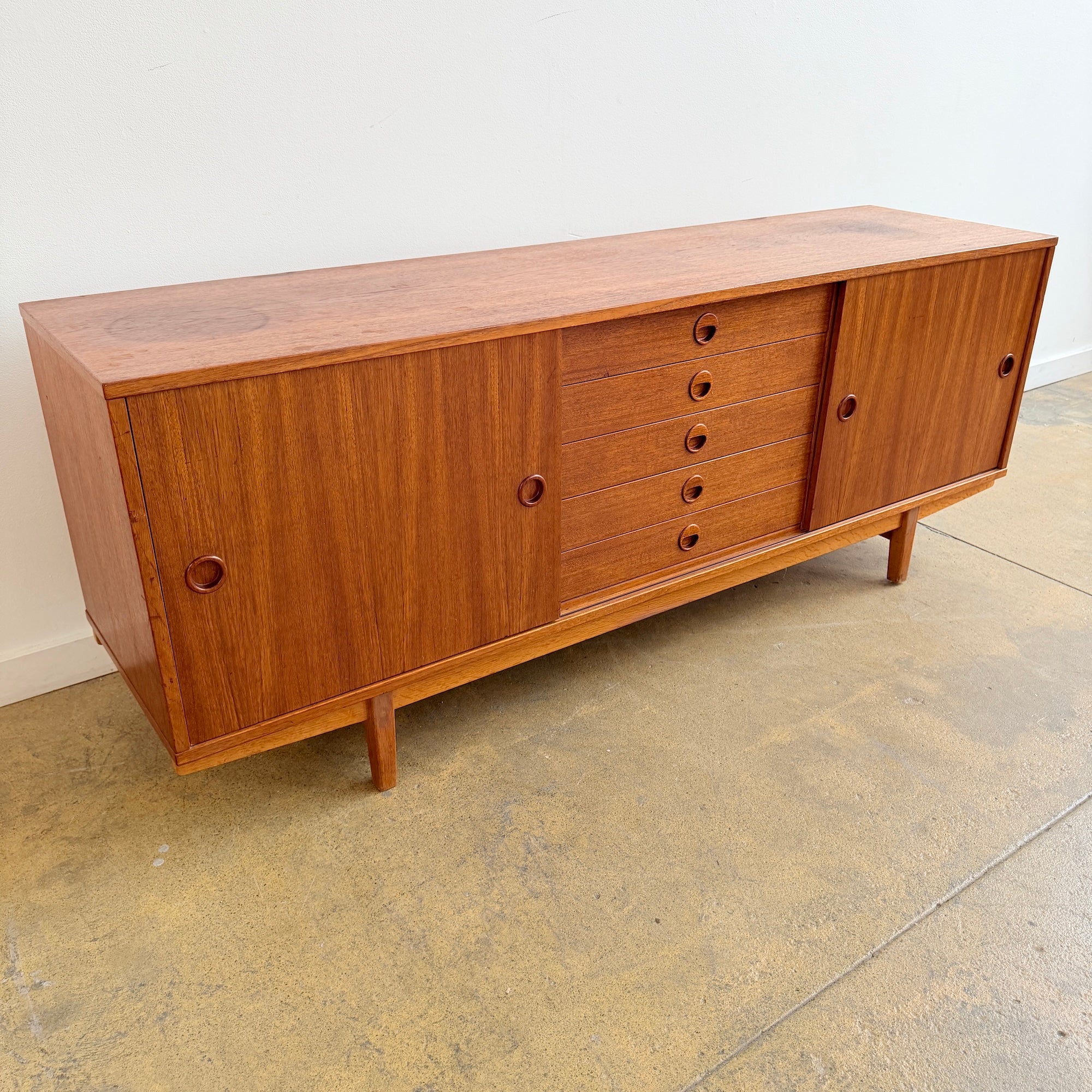 Swedish Yngve Ekstrom for Bjästa Snickerifabriks AB, “Ulvö” Teak Sideboard - Image 5