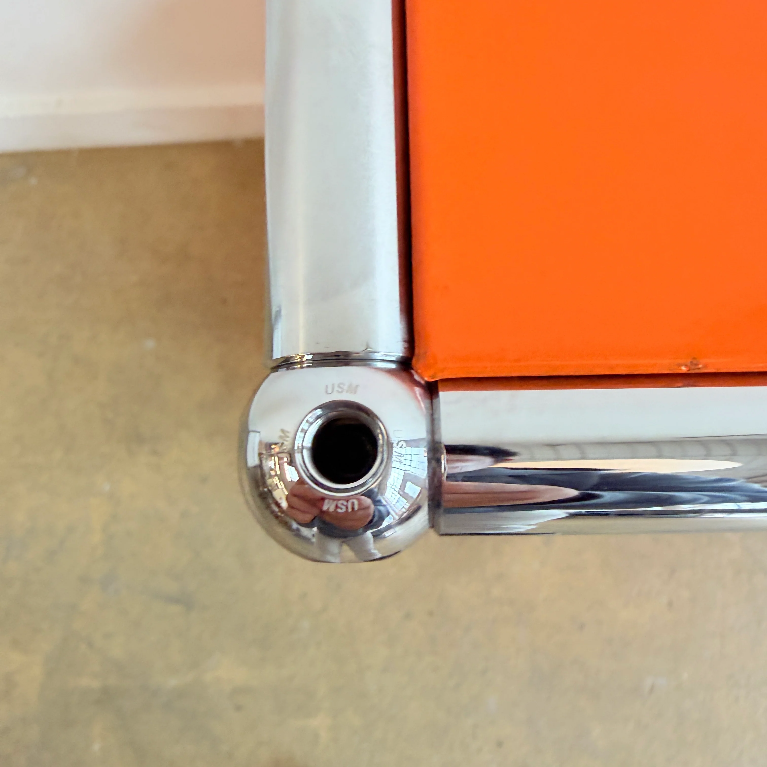USM Haller 1X2 Compact Storage - Orange - Image 5