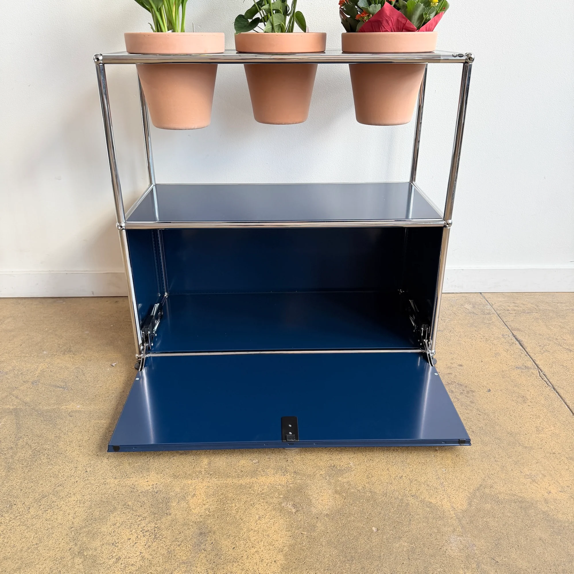 USM Haller 1X2 Planter - Steel Blue - Image 5
