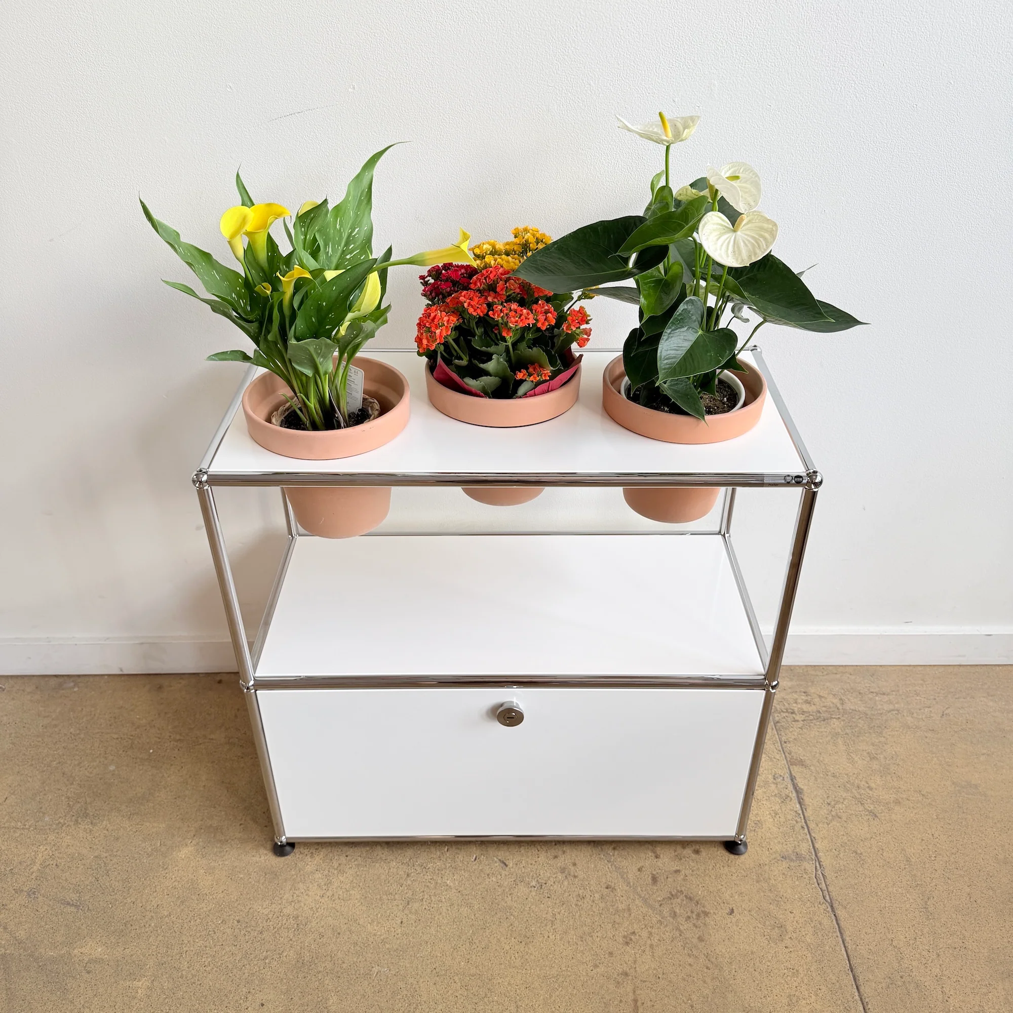 USM Haller 1X2 Planter - Pure White - Image 2