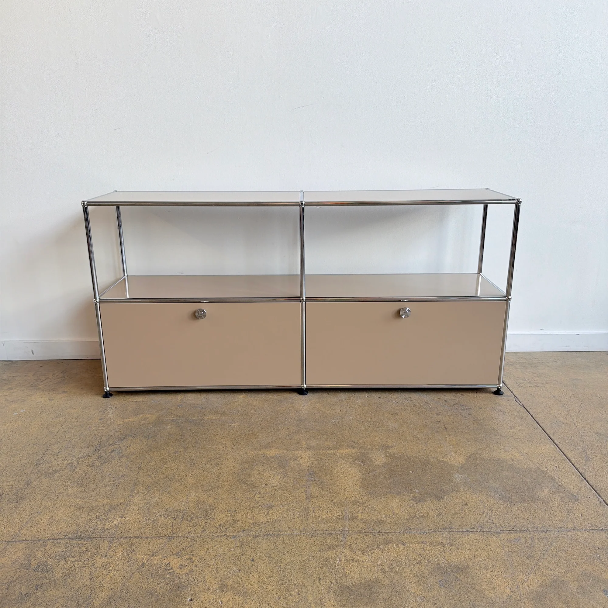 USM Haller 2X2 Media Console - Beige