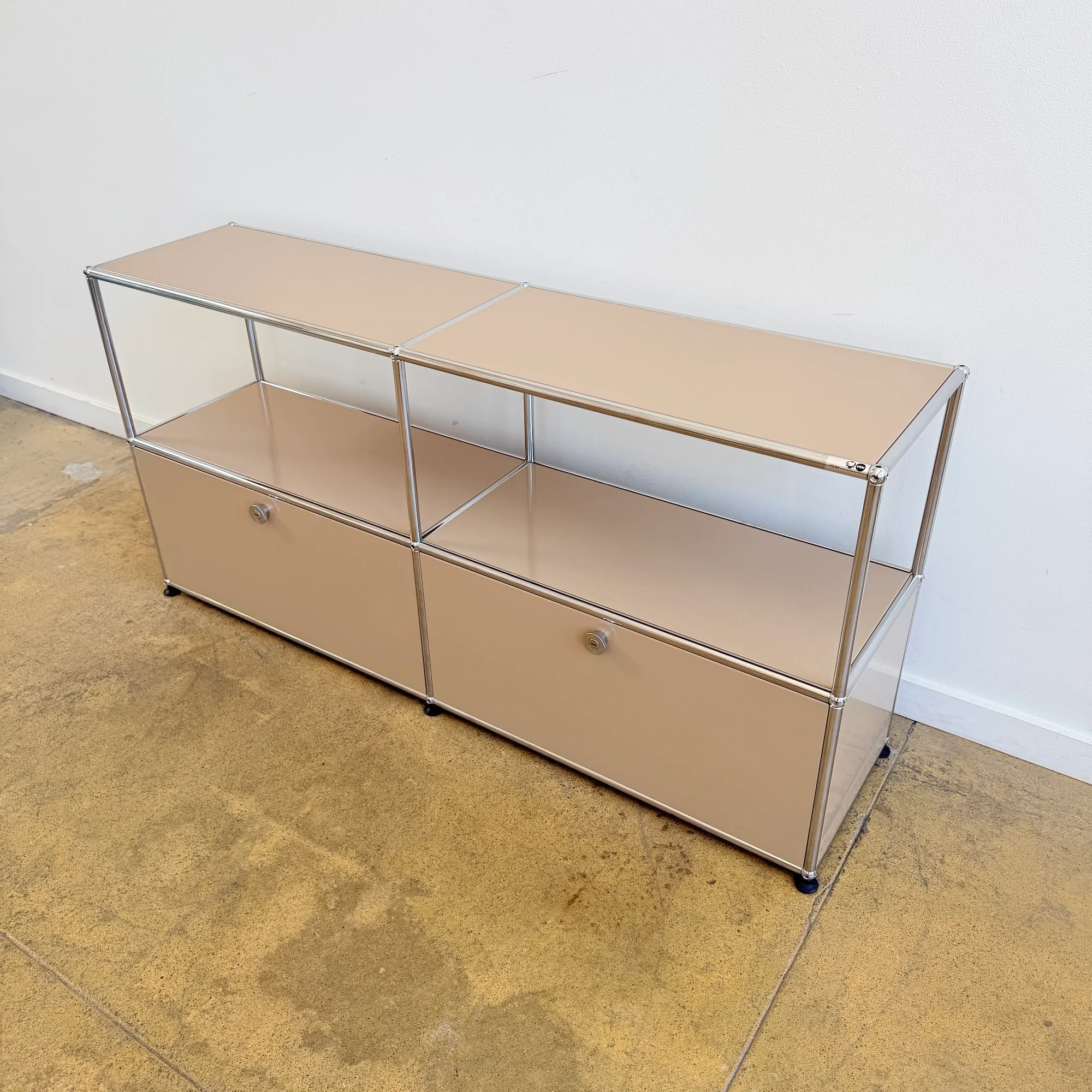 USM Haller 2X2 Media Console - Beige - Image 2