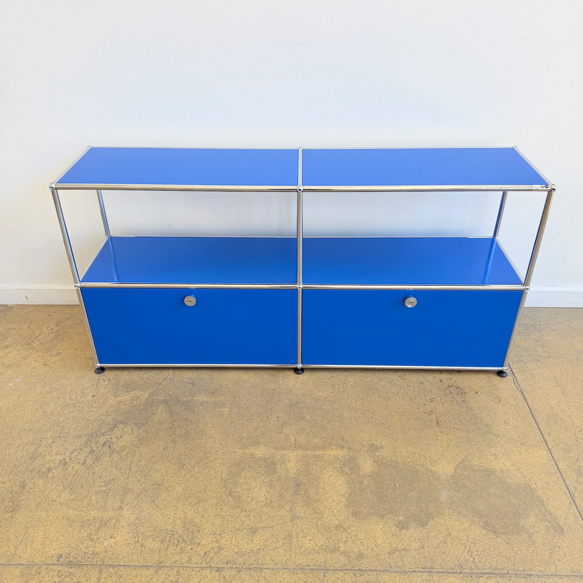 USM Haller 2X2 Media Console - Gentian Blue - Image 2