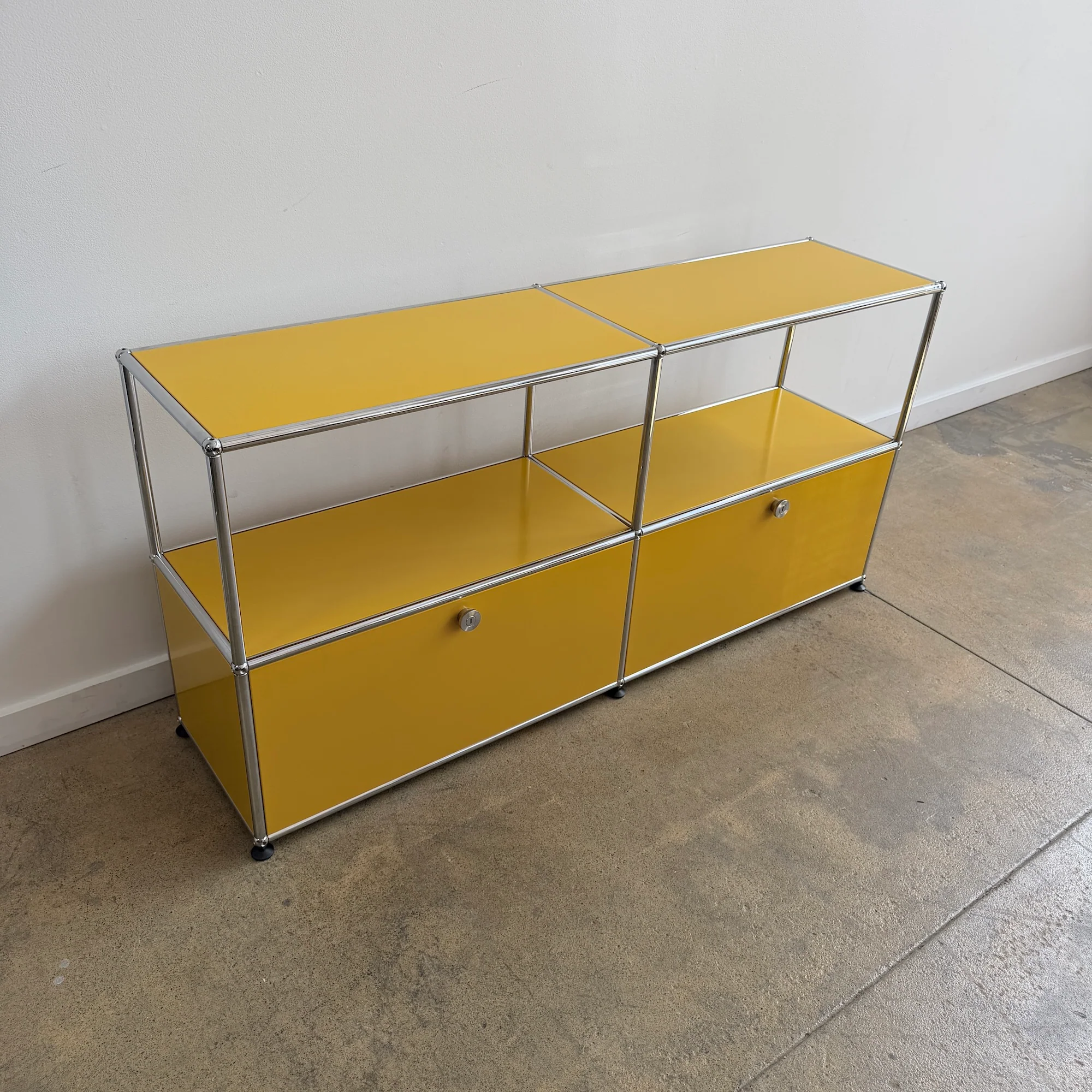 USM Haller 2X2 Media Console - Golden Yellow - Image 3
