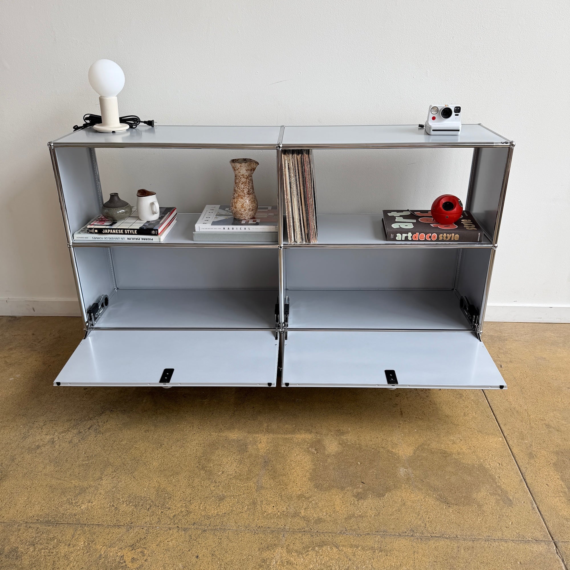 USM Haller 2x3 Silver storage Unit - Silver - Image 3