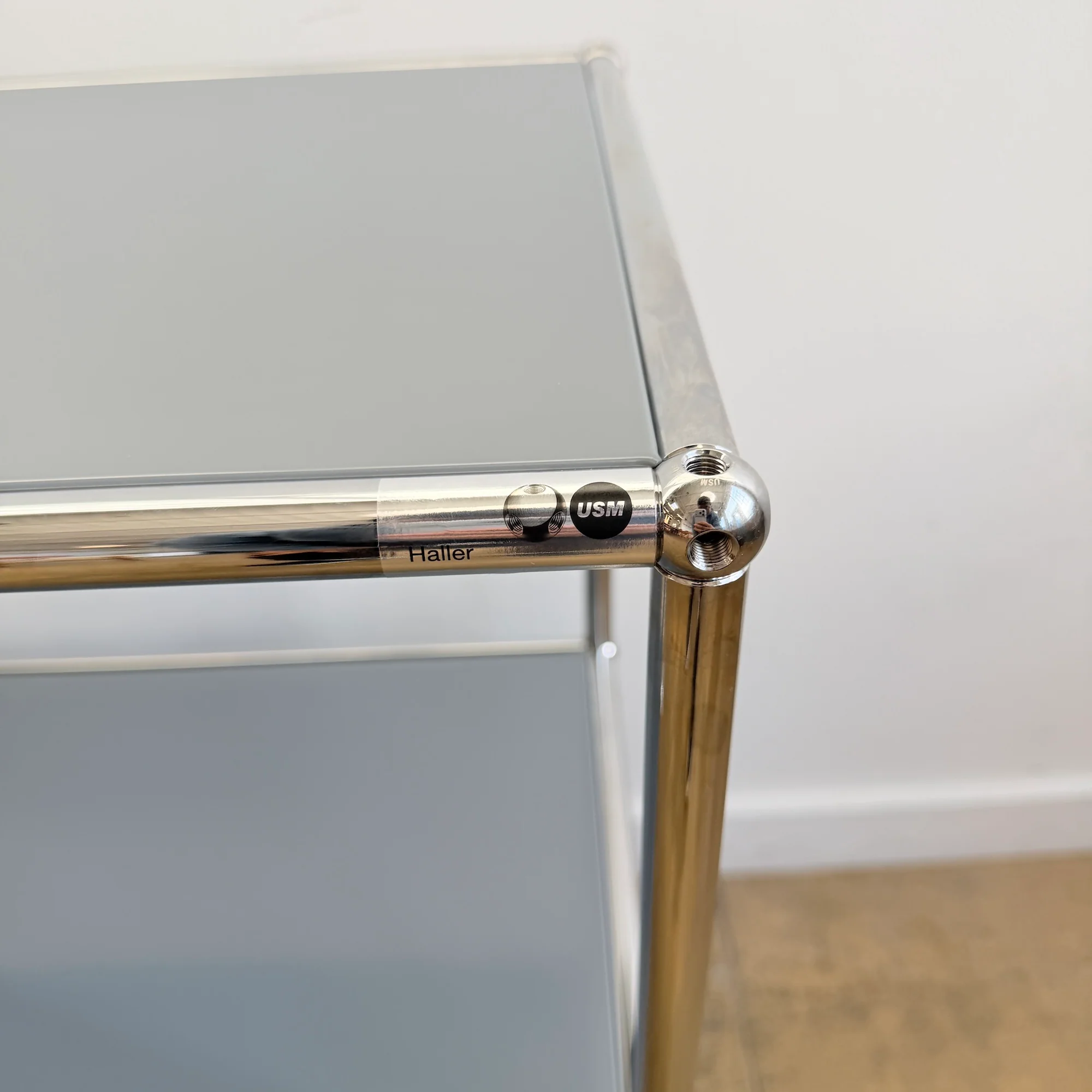 USM Haller Half Size Credenza - Mid Gray - Image 6