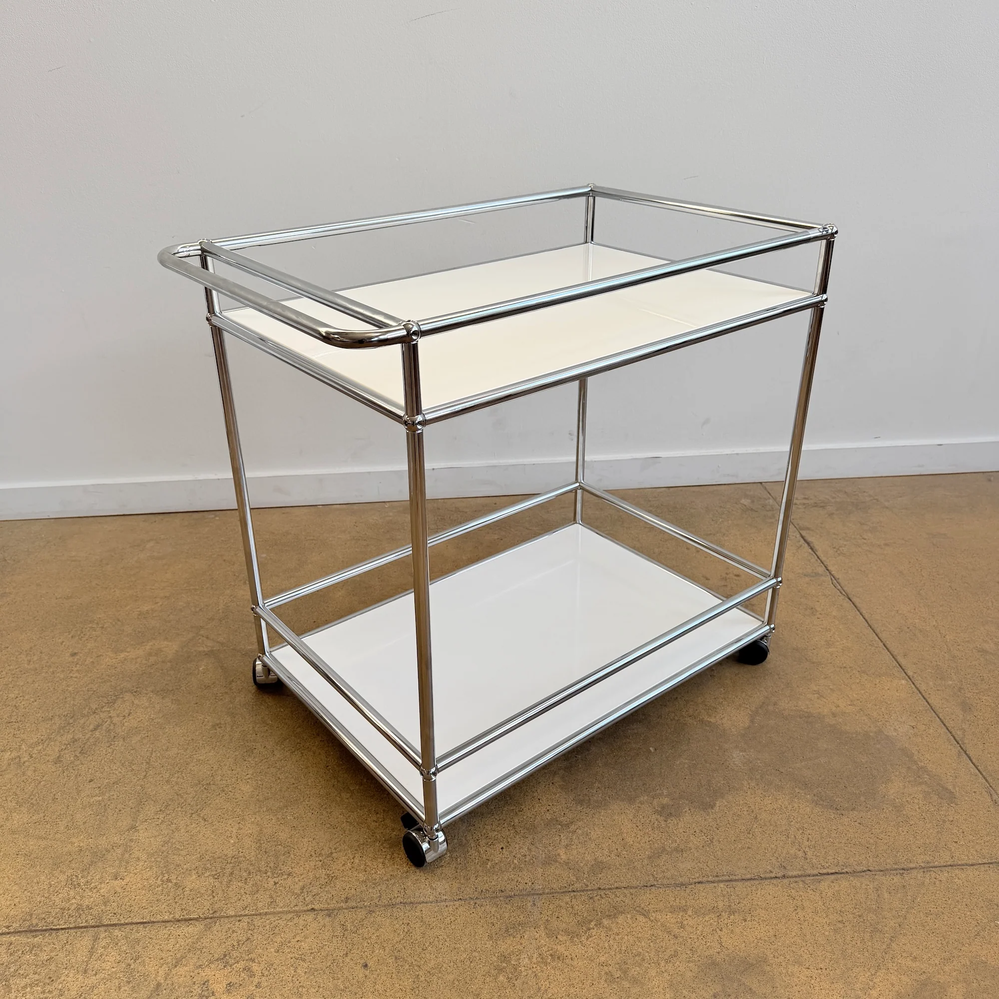 USM Haller Large Rolling Cart - Pure White - Image 3
