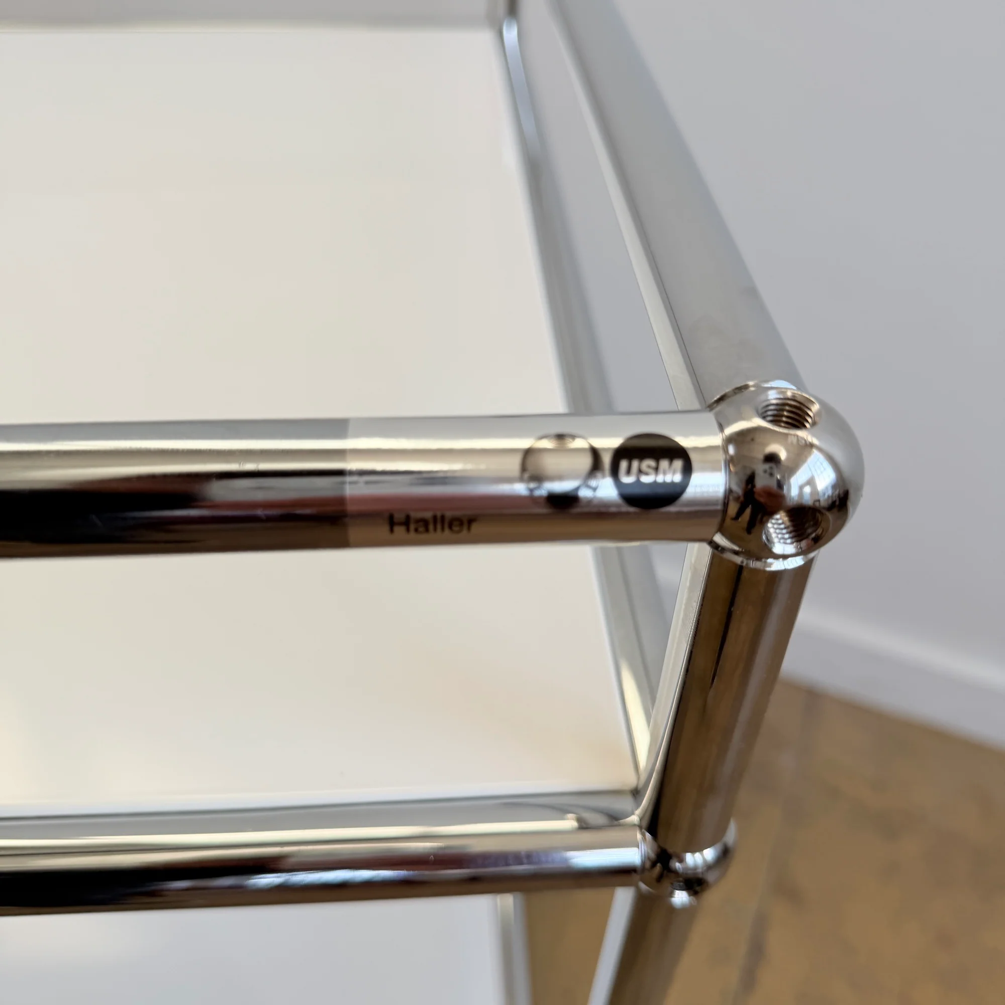 USM Haller Large Rolling Cart - Pure White - Image 6
