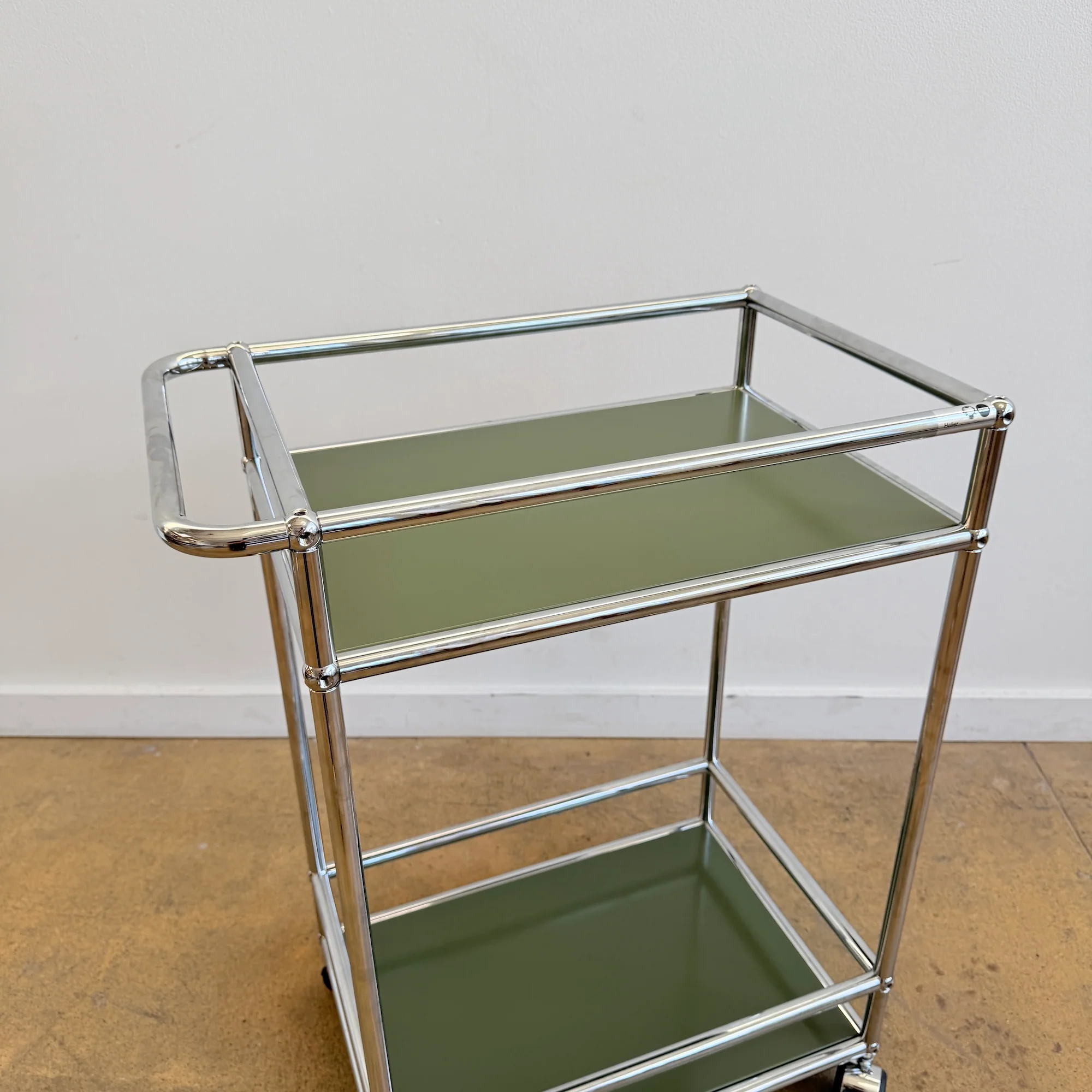 USM Haller Medium Rolling Cart - Olive Green - Image 5