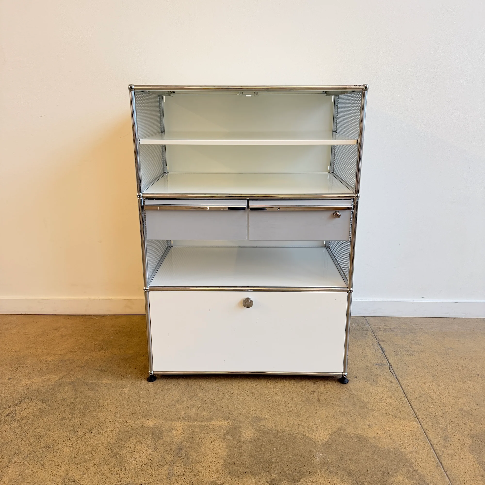 USM Haller Tall Perforated Storage - 20 Deep'