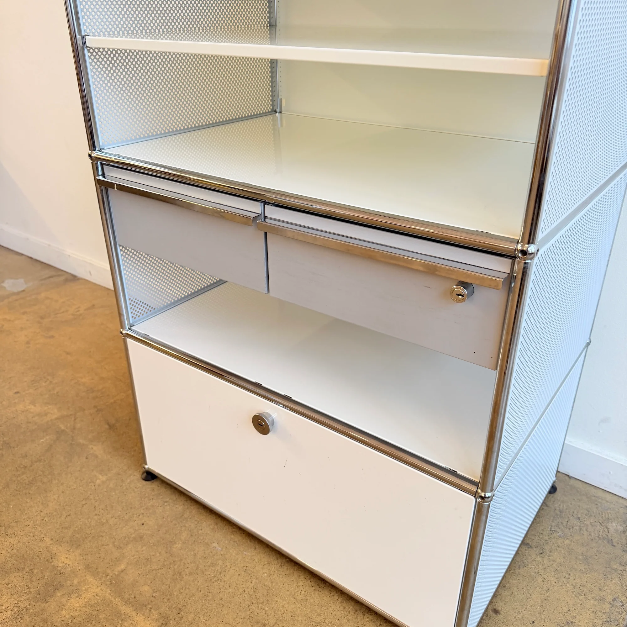 USM Haller Tall Perforated Storage - 20 Deep' - Image 6