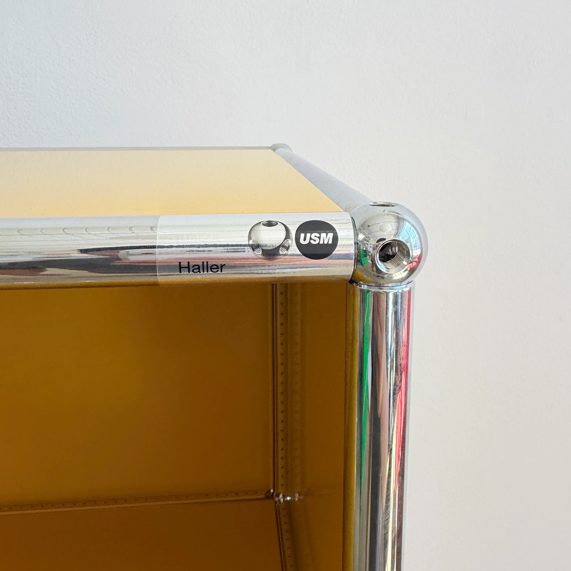 USM Haller Tall Shelf - Golden Yellow - Image 7
